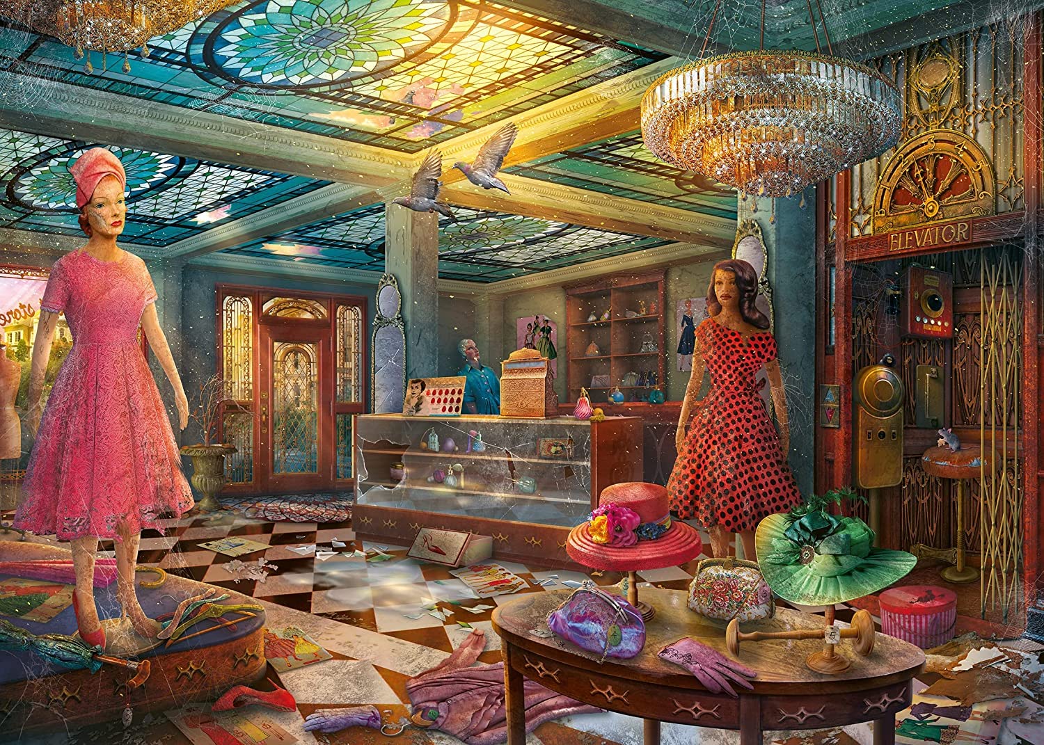 Ravensburger 1000 Piece Puzzle - Abandoned Shop, Adult Jigsaw Puzzles for Framing & Decor, 70x50cm - Perfect Gift for Puzzle Lovers & Home Decoration