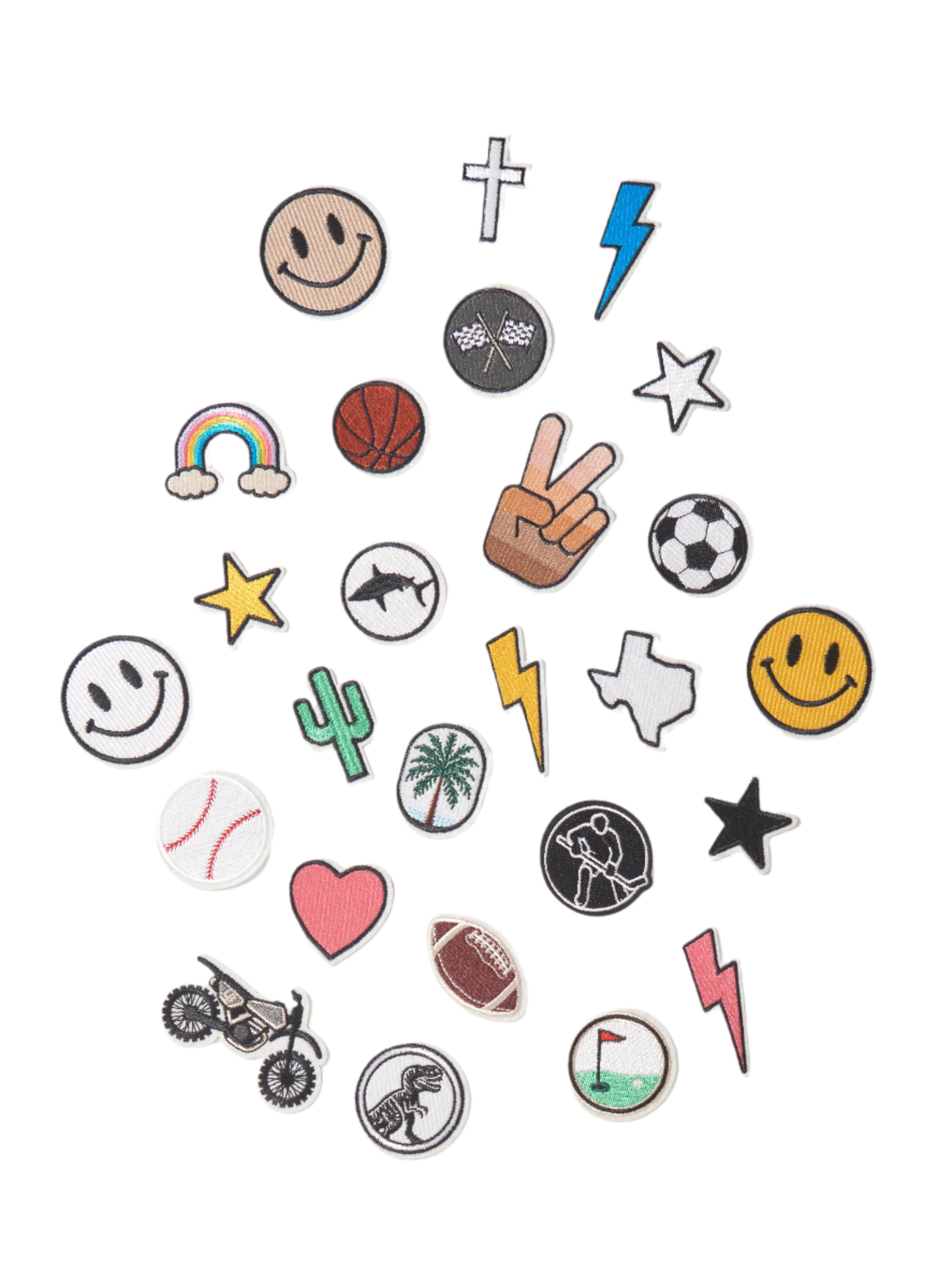 Symbol Patch - Custom Embroidered Iron-On Patches for Jackets, Bags & Hats | DIY Clothing & Accessories Personalization | Perfect for Bikers, Fashion Enthusiasts & Gifts
