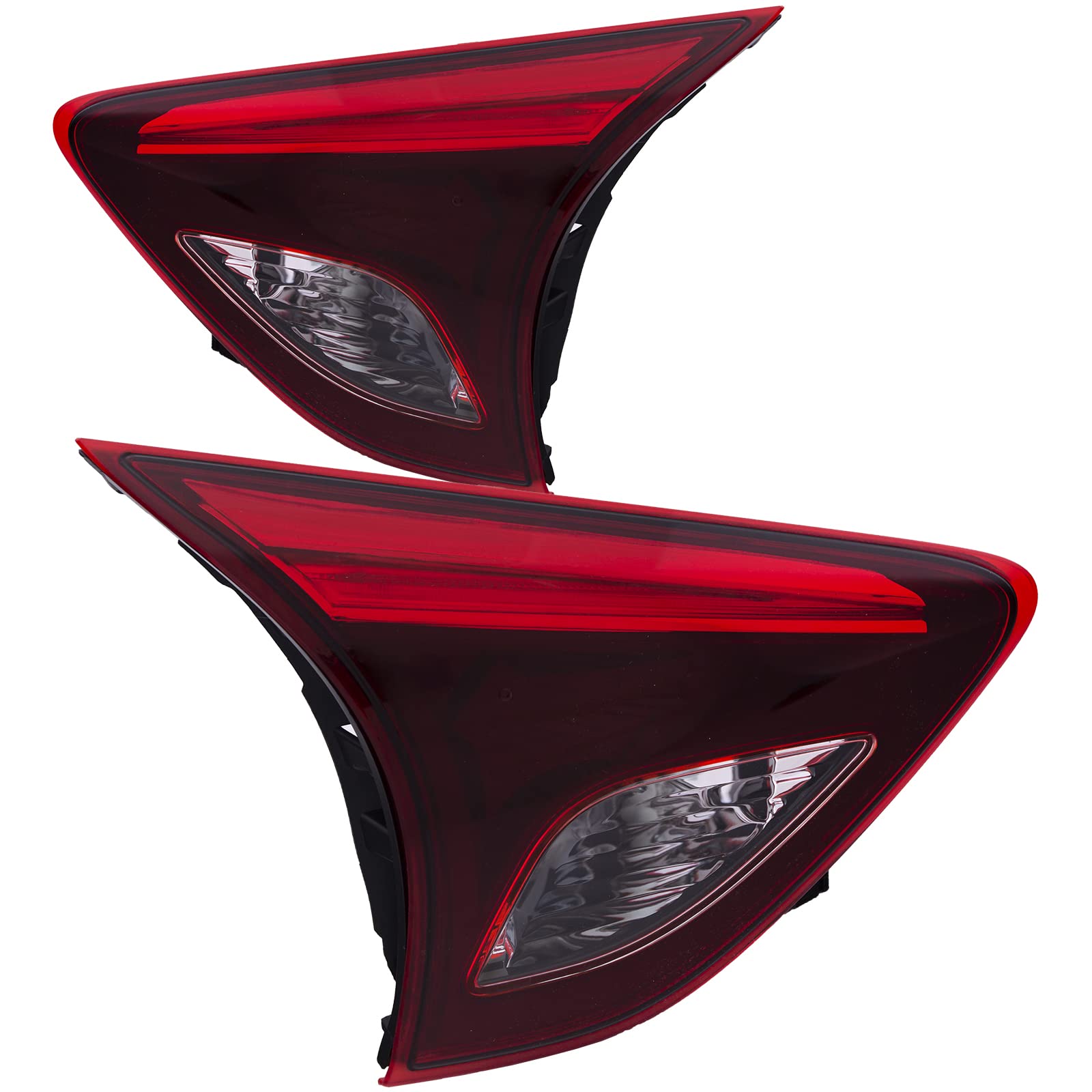 HEADLIGHTSDEPOT Inner Tail Lights LED Type CAPA Certified Pair Compatible with Mazda CX-5 2016 - 2017 Models | Bright & Durable Replacement Lights for Night Driving & Enhanced Safety