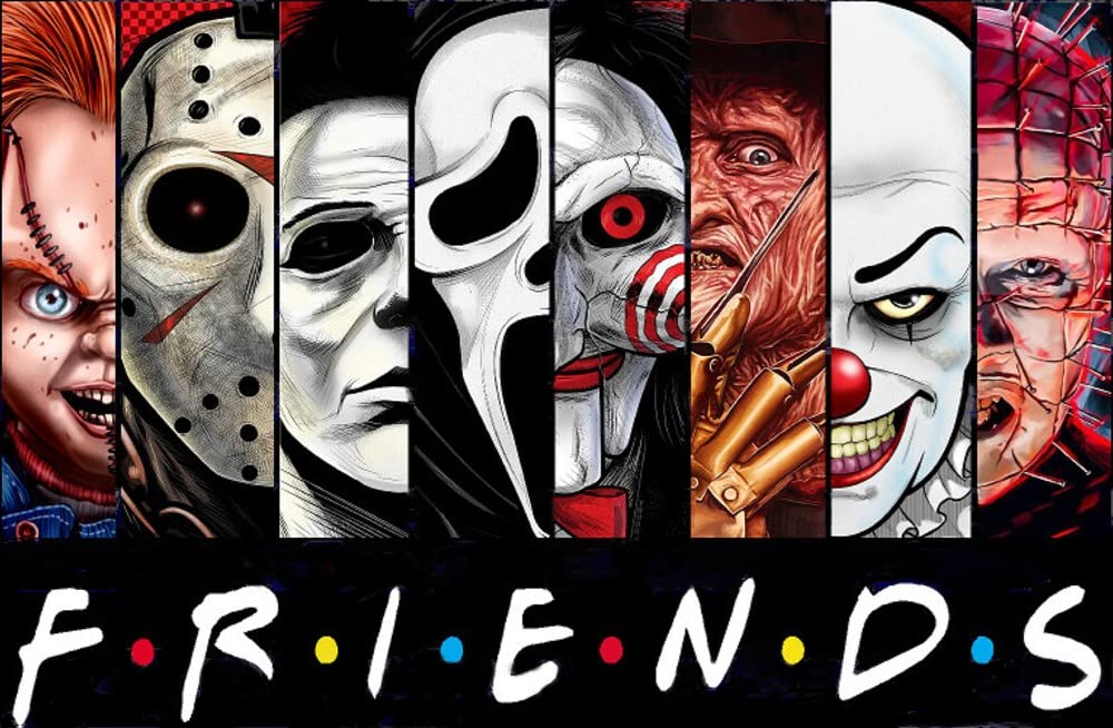 300-Piece Halloween Horror Villains Wooden Jigsaw Puzzle - Fun Educational Toy for Adults & Kids - Perfect Gift for Family Game Night & Holiday Parties