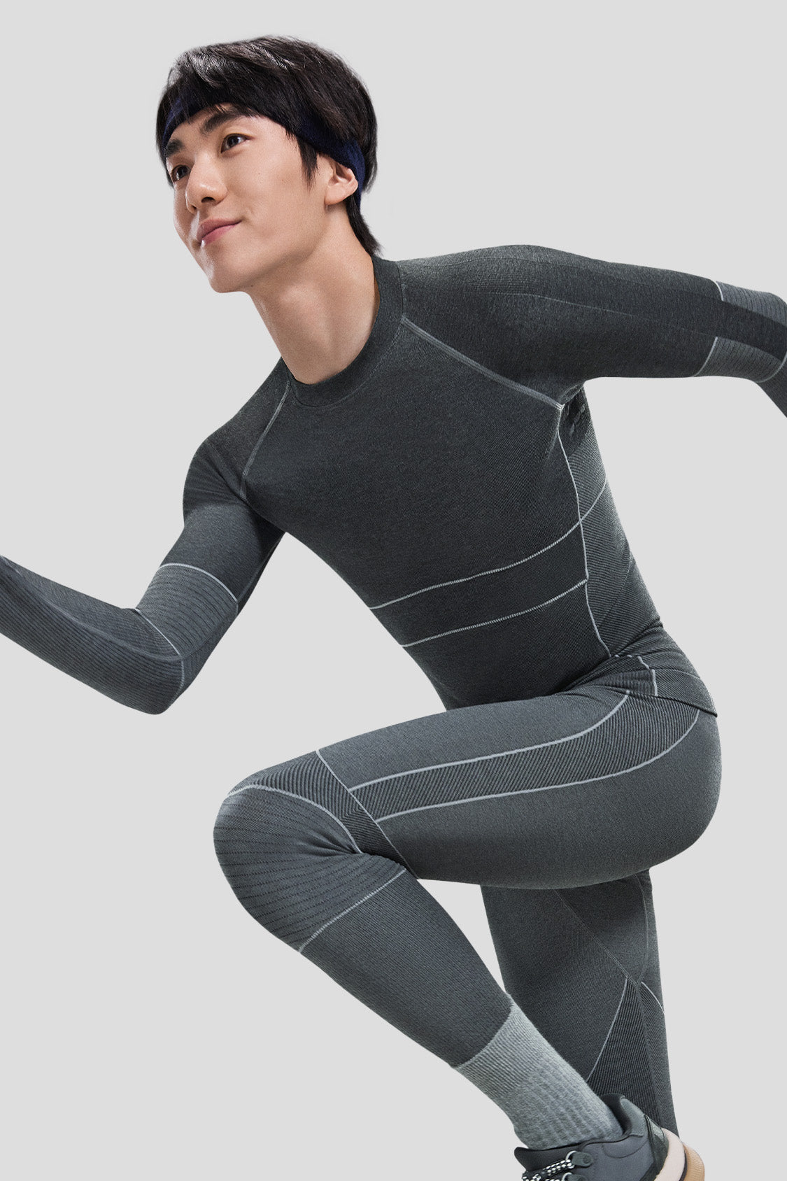 SportFlex Men's Performance Base Layer Set - Moisture Wicking Thermal Underwear for Running, Hiking & Cold Weather Activities