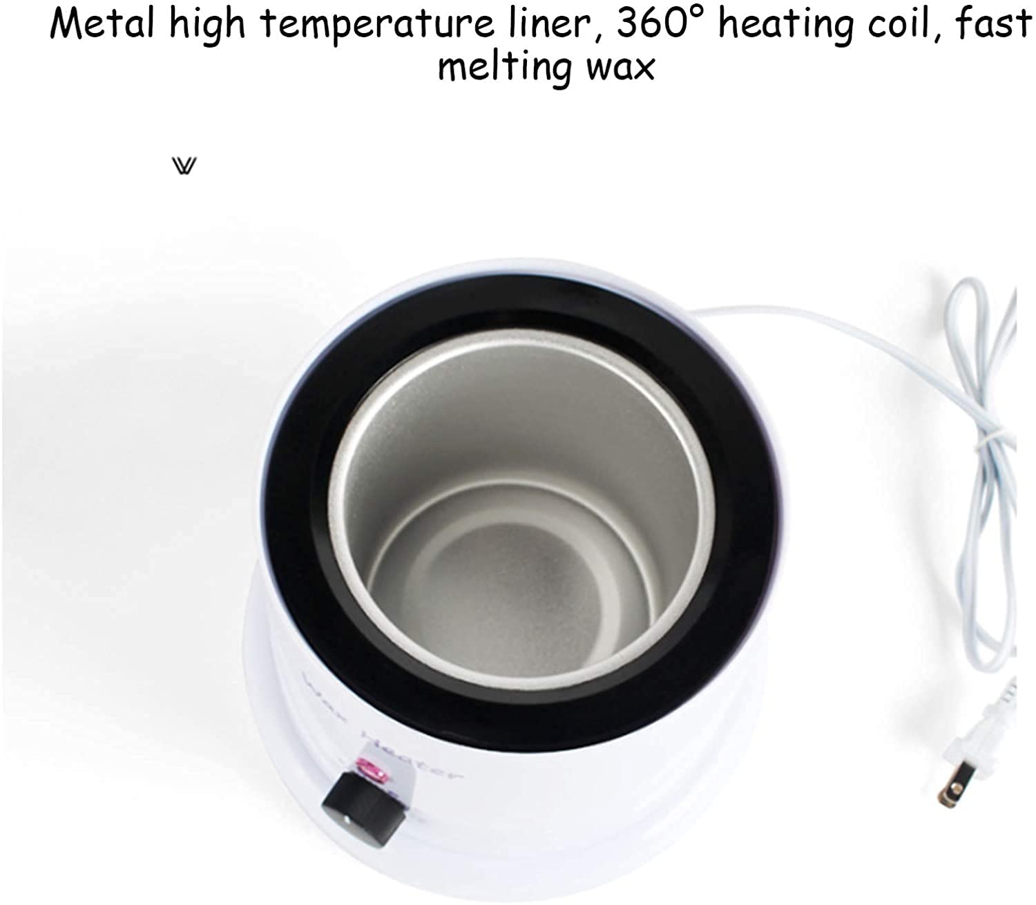 360° Fast Heating Wax Warmer with Temperature Control - Portable Paraffin Wax Melter for Legs, Face, Underarms & Bikini - Perfect for Spa, Home Relaxation & Professional Hair Removal