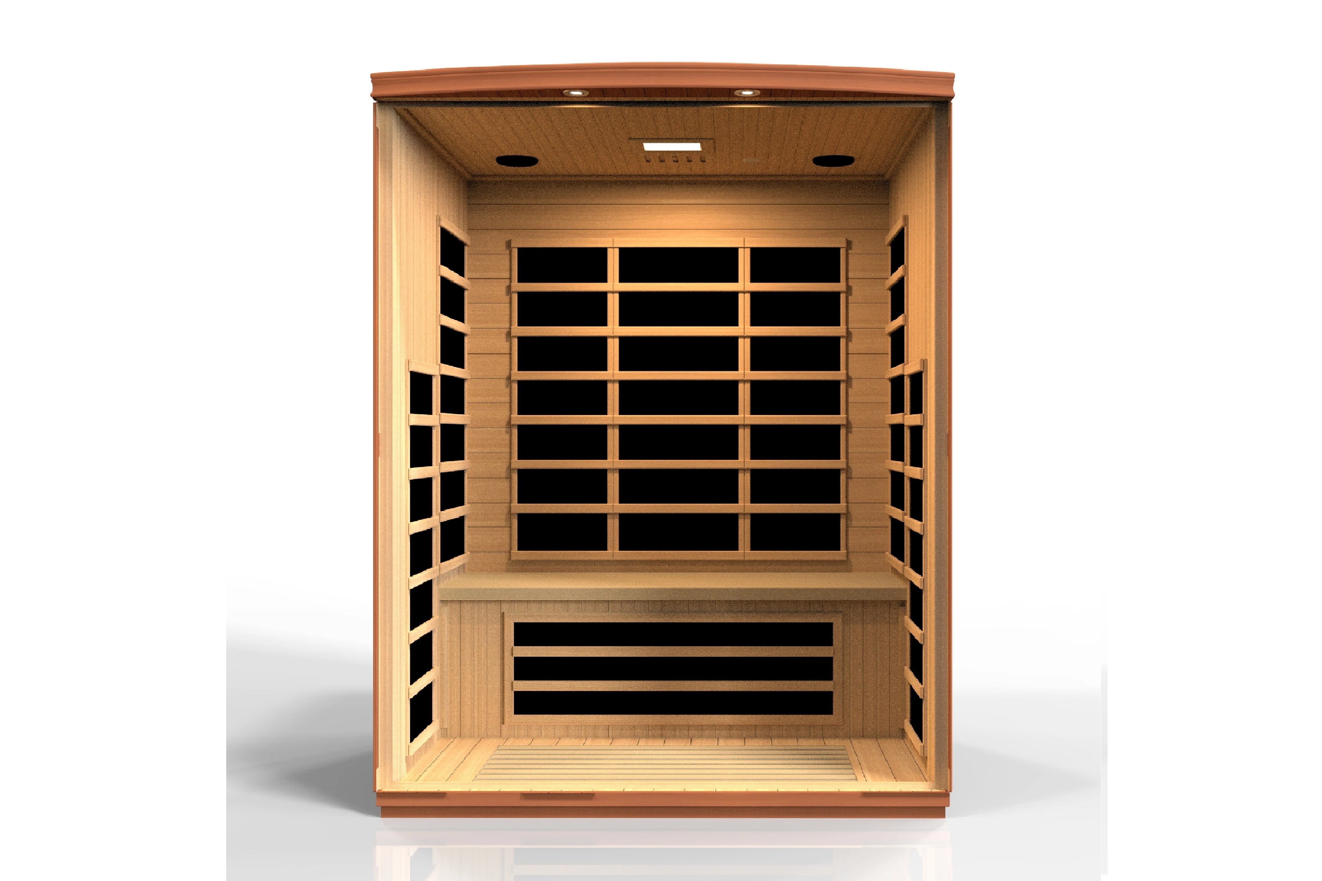 Golden Designs Lugano 3-Person Low EMF FAR Infrared Sauna for Home Spa, Relaxation & Detox - Perfect for Wellness, Muscle Recovery & Stress Relief