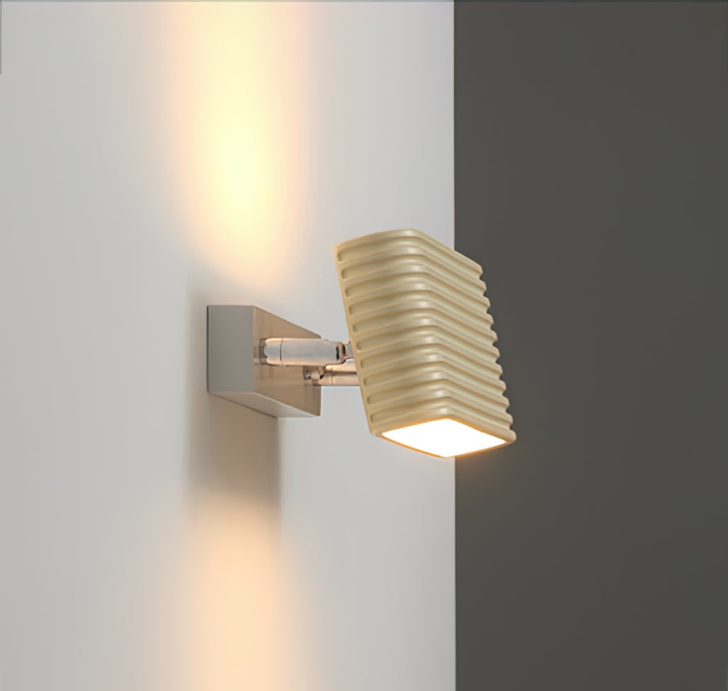 Modern Dresscode Wall Sconce Light Fixture - Plug-in or Hardwired Indoor/Outdoor Wall Lighting for Living Room, Bedroom, Patio & Hallway