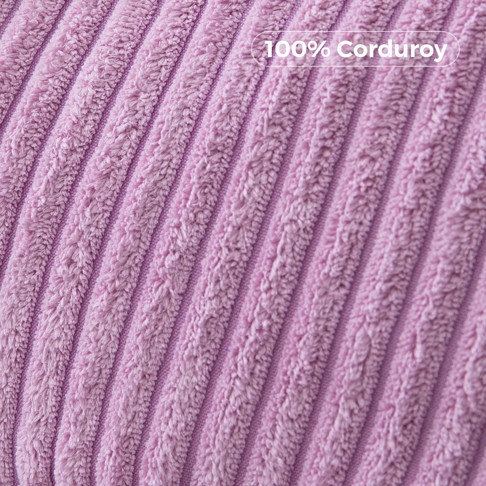 MAXYOYO Kids Bean Bag Chair - Soft Corduroy Bean Bag Couch with Armrests for Children's Room, Playroom & Bedroom - Comfortable Seating for Reading, Gaming & Relaxing (Purple)