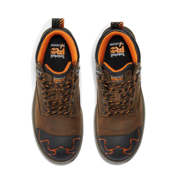 Timberland PRO Men's Magnitude 6 Composite Toe Waterproof Work Boots - Steel Toe Safety Shoes for Construction, Hiking & Outdoor Work