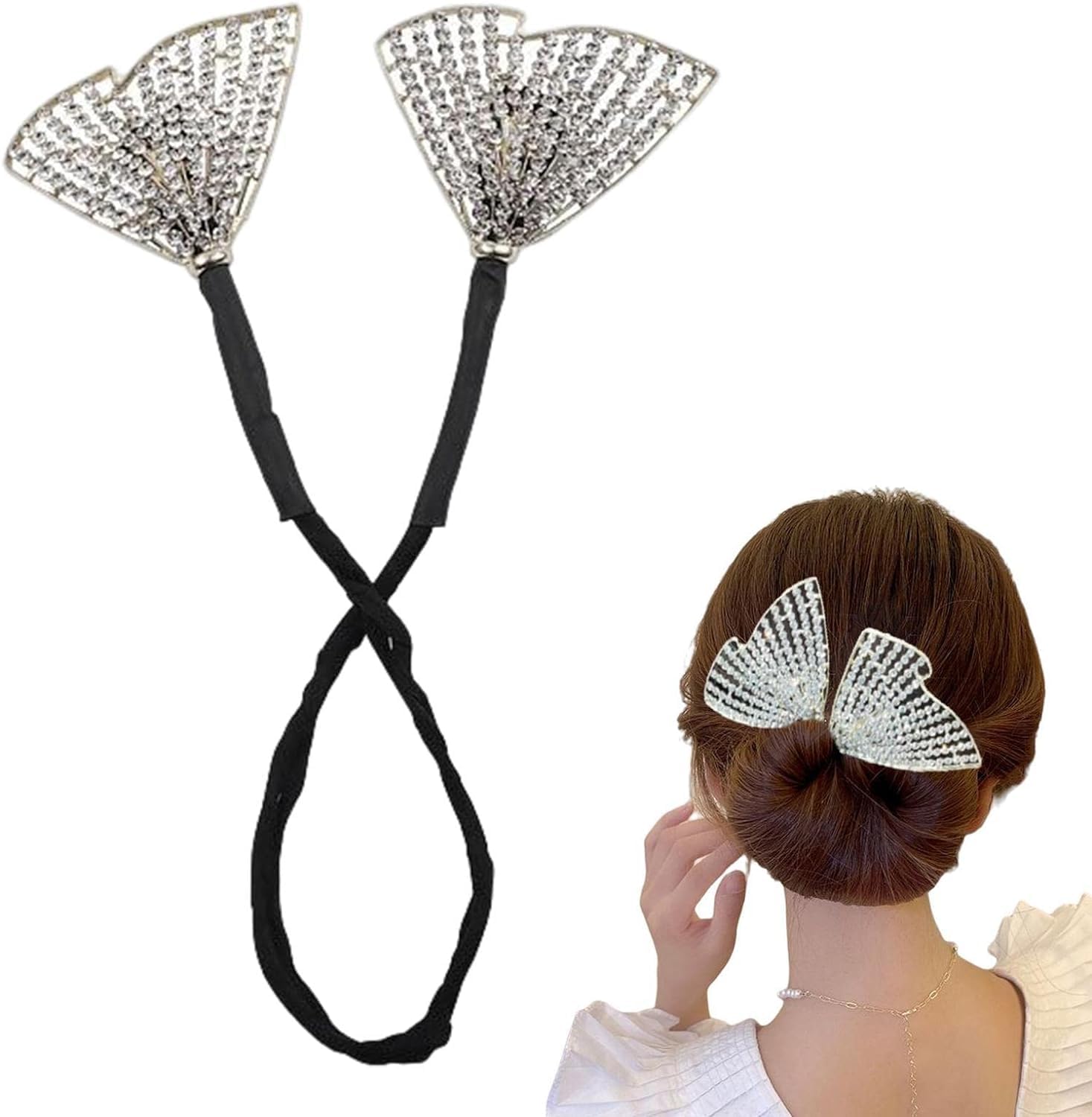 Honey Accessories Lazy Hair Curler & Bun Maker - Spiral Hair Braid Braiding Clips for Women & Girls | DIY Styling Tool for Quick Updos, Messy Buns & Effortless Curls (Style A, Multi-Color) - Perfect for Home, Parties, Weddings & Everyday Wear
