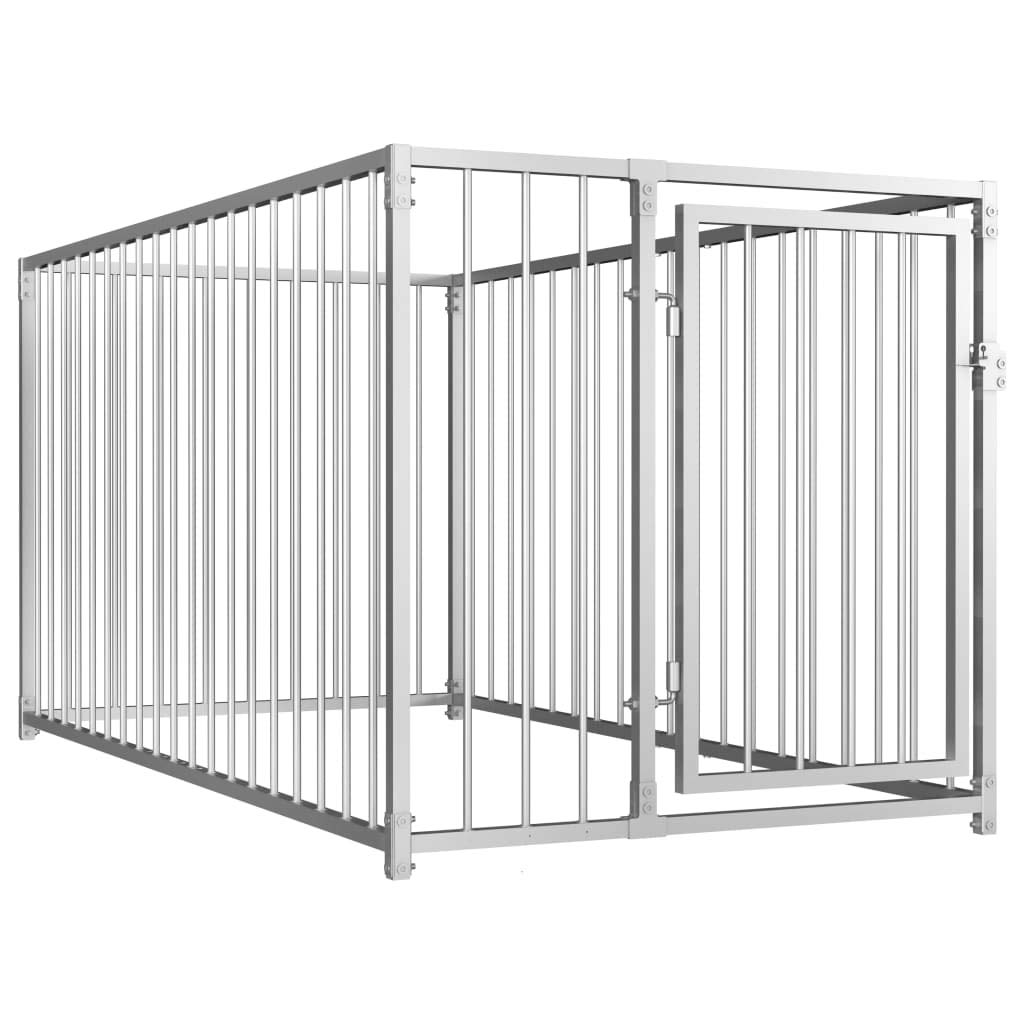HOMIUSE Heavy Duty Dog Crate Kennel for Large & Medium Dogs - Durable Pet Cage with Removable Tray for Home, Travel & Training - Perfect for Puppies & Adult Dogs