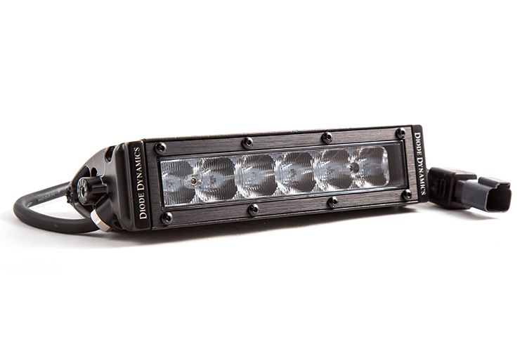 Stage Series 6 SAE/DOT Approved White LED Light Bar - Single Unit | Perfect for Off-Road Trucks, Jeeps & Emergency Vehicles