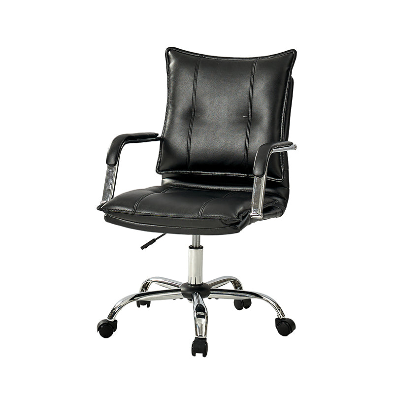 Ergonomic Doug Task Chair with Padded Arms - Adjustable Office Chair for Home & Work - Comfortable Desk Chair with Lumbar Support for Long Hours Sitting