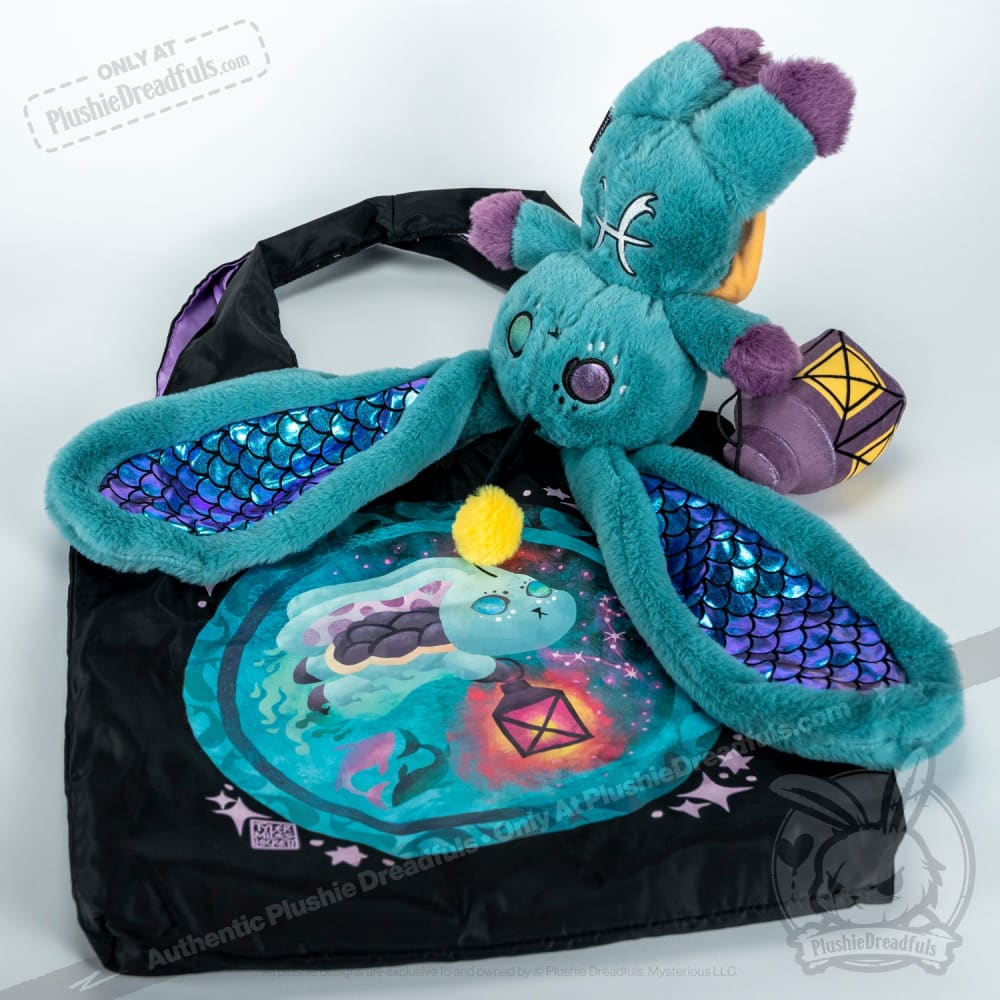 Plushie Dreadfuls Pisces Rabbit - Soft Stuffed Animal Toy for Kids & Collectors | Perfect for Zodiac Gifts, Birthday Presents & Cuddling