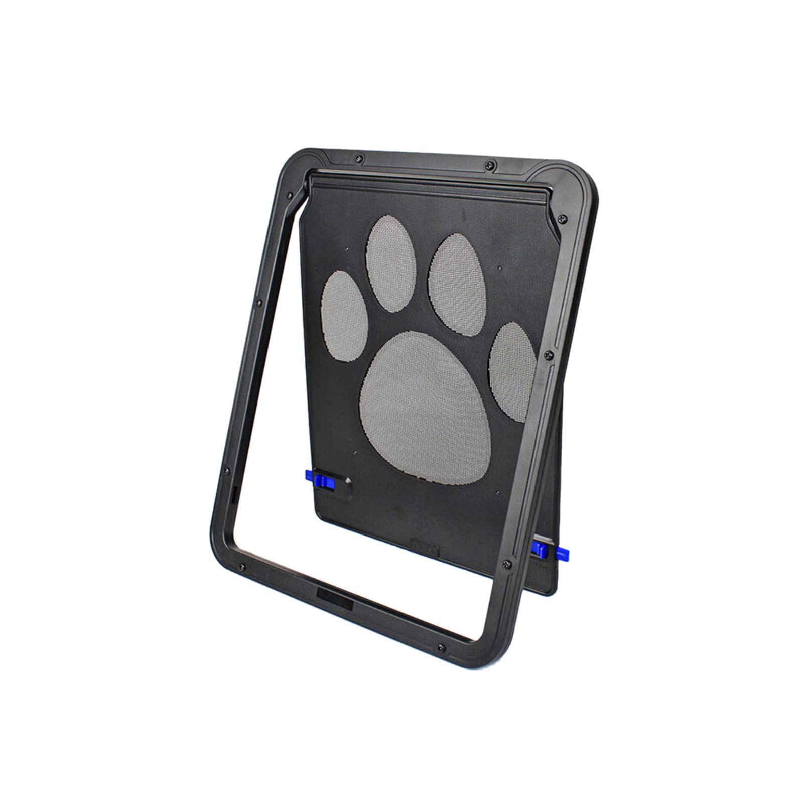 Pet Door Flap with Cat Prints - Durable Window Pet Accessory for Dogs & Cats - Perfect for Screen Doors & Patios