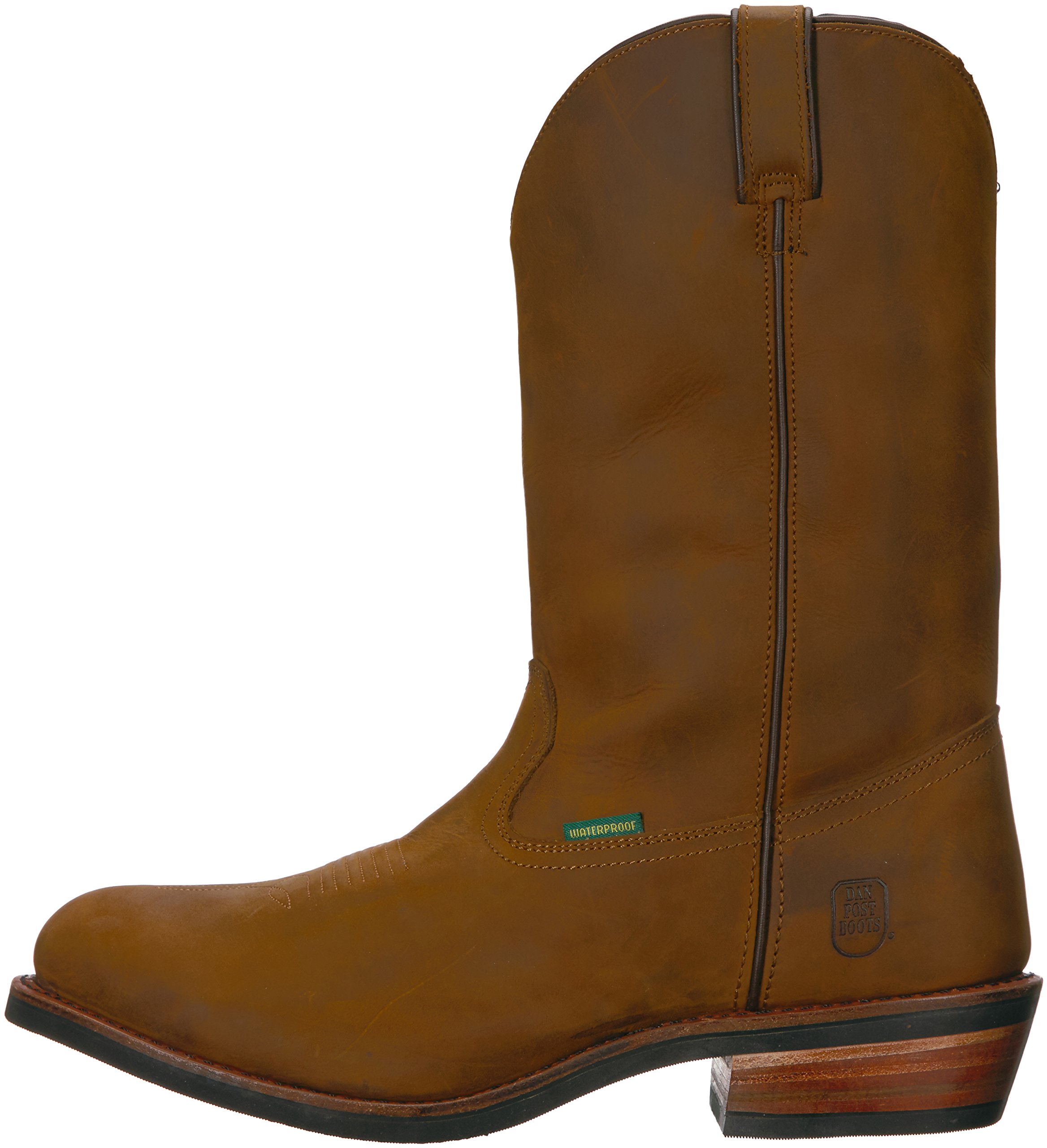 Dan Post Men's Albuquerque Waterproof Work Boots - Black Safety Shoes for Construction, Hiking & Outdoor Work | Durable Non-Slip Work Boots for Men