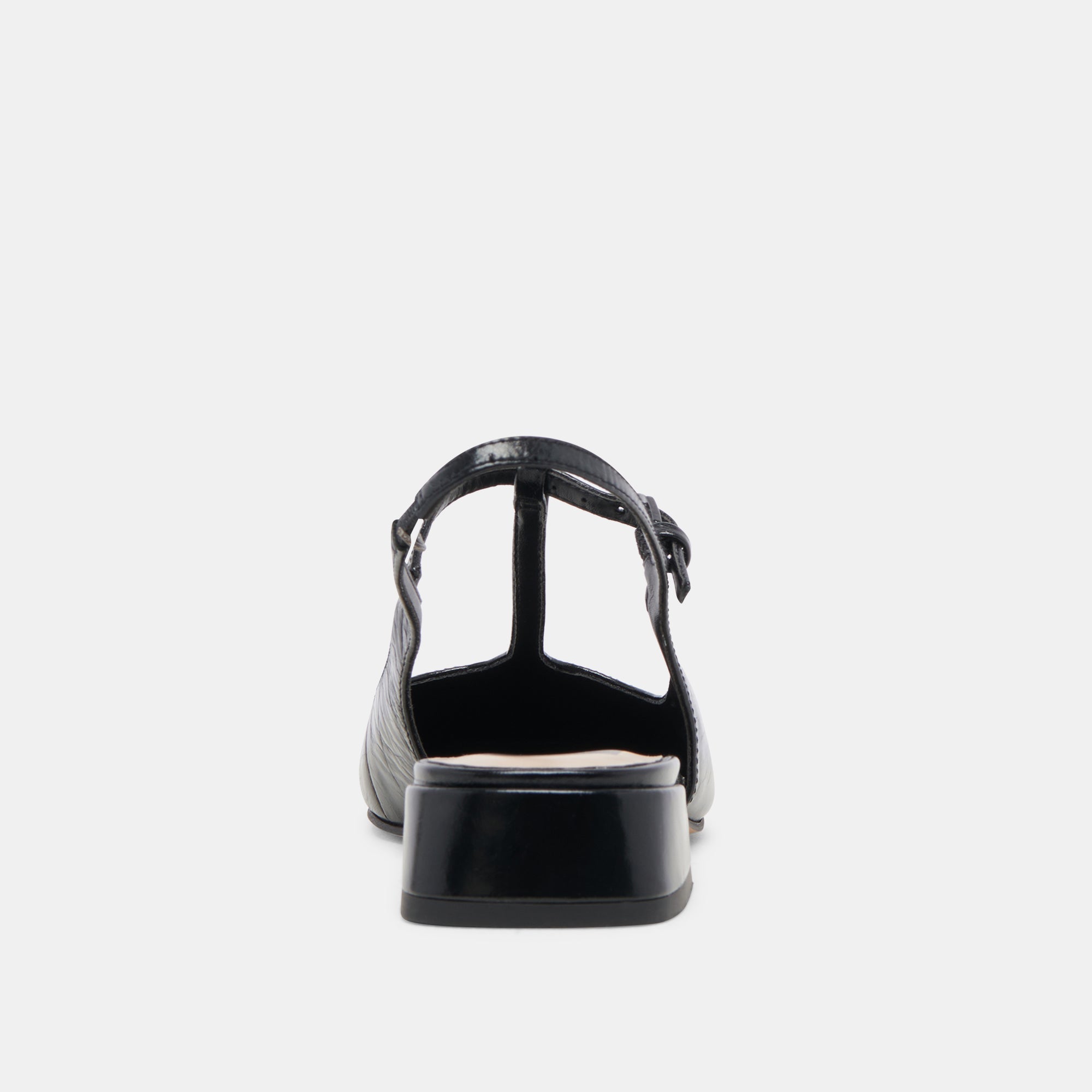 DEIDRA FLATS Women's Shoes - Midnight Crinkle Patent Leather Slip-On Loafers for Work & Casual Wear | Comfortable & Stylish Office Shoes | re:vita Collection