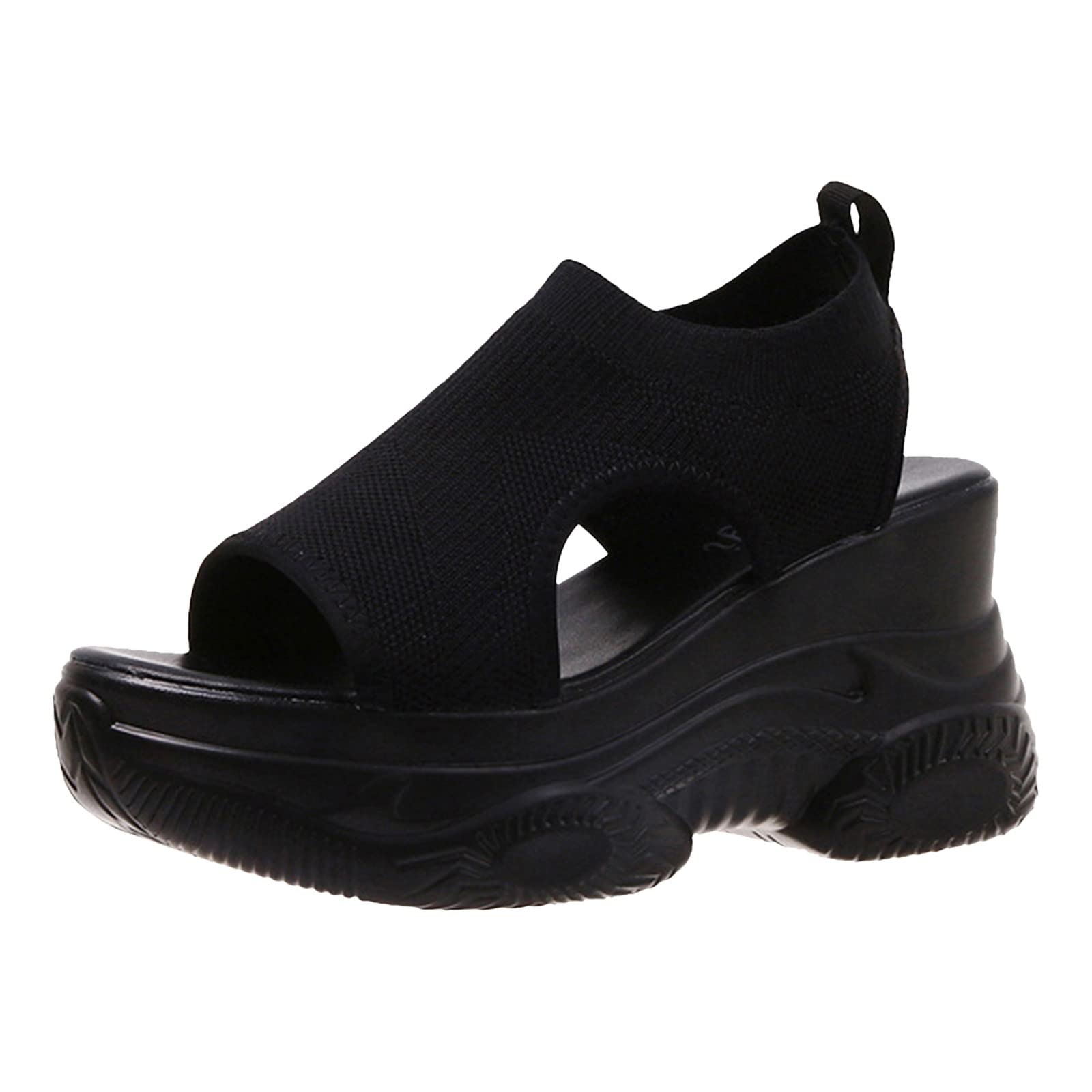 Women's Orthopedic Wedge Sandals - Open Toe Ankle Strap Platform Sandals for Summer | Comfortable Casual & Beach Slip-On Sandals with Arch Support | Perfect for Walking, Travel, and Outdoor Activities