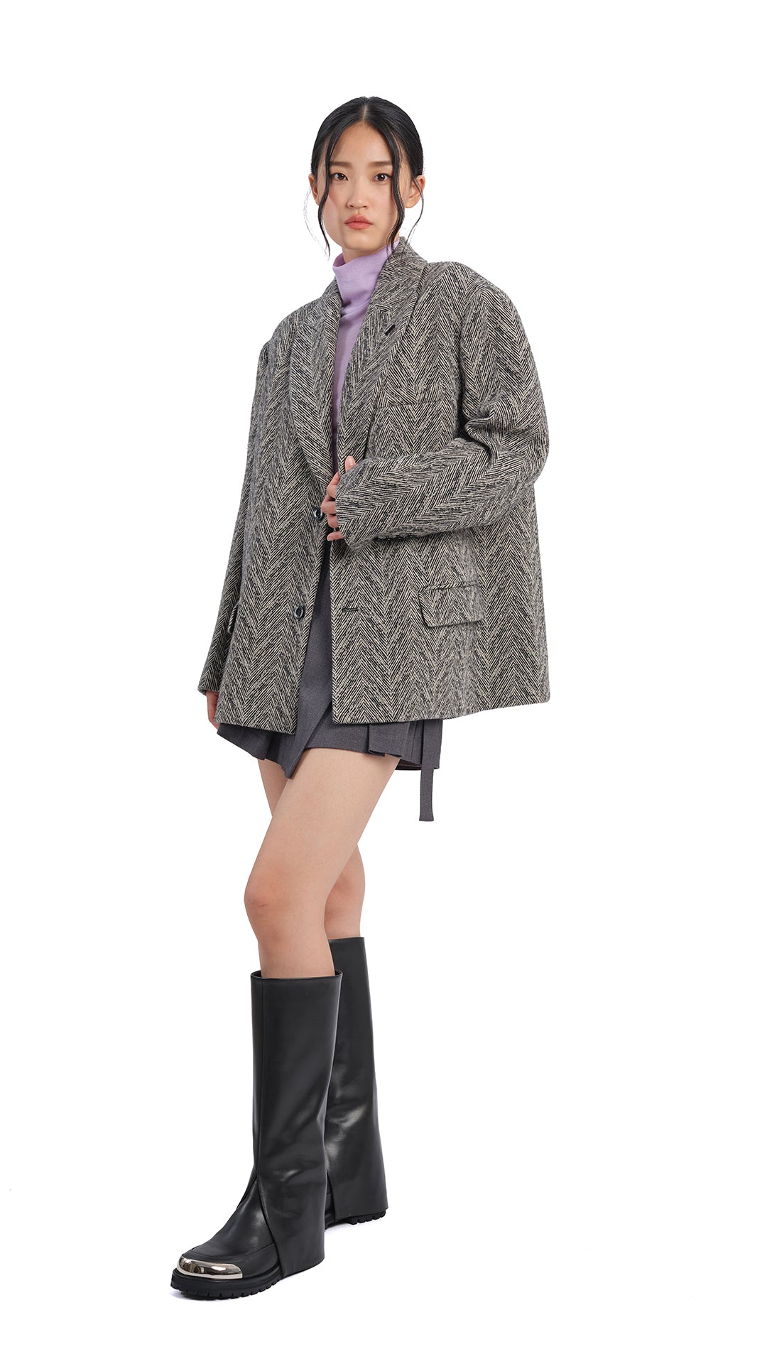 2 in 1 Steel Toe Knee High Boots for Women - Waterproof Work Boots with Safety Toe Cap - Perfect for Construction, Hiking & Outdoor Activities