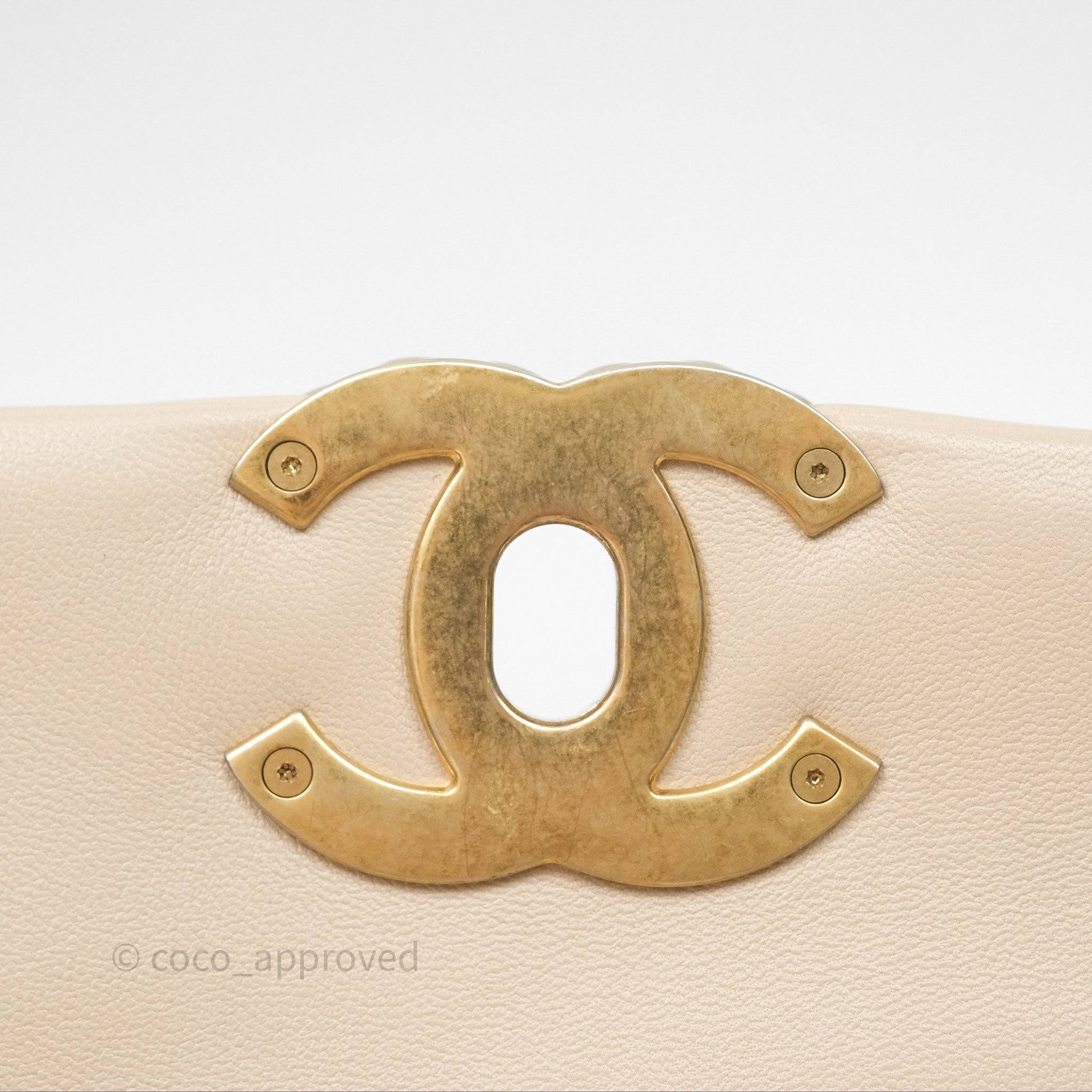 Chanel 19 Small Beige Handbag with Mixed Hardware - Luxury Crossbody Bag for Women, Perfect for Everyday Use & Special Occasions