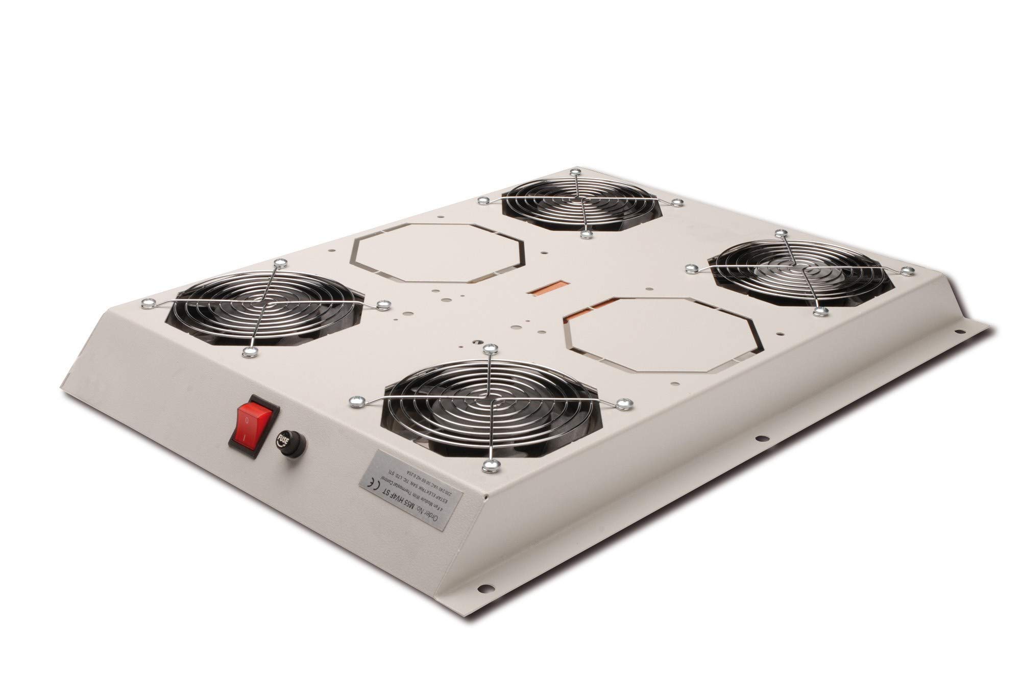ASSMANN Digitus Server Cabinet Roof Cooling Unit - High-Performance Cooling for Unique Server Racks | Ideal for Data Centers & IT Rooms