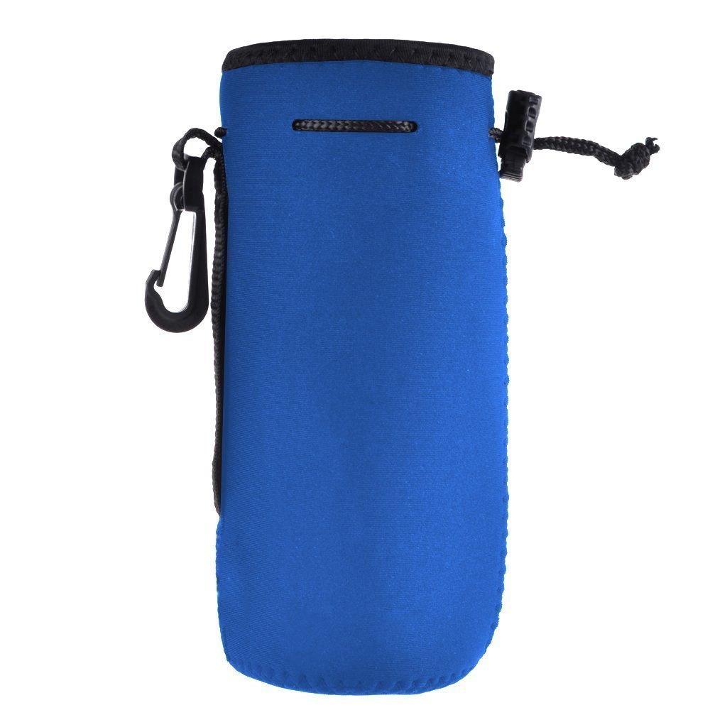 **Neoprene Water Bottle Sleeve for 20 oz/550ml Glass, Stainless Steel & Plastic Bottles - Insulated Bottle Holder for Sports, Gym, Hiking & Travel**