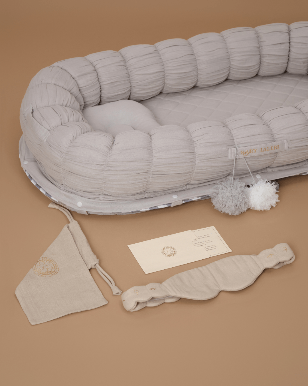 The Sleep Cloud Nest Grey - Ultra Comfort Memory Foam Pillow for Side, Back & Stomach Sleepers - Perfect for Home, Travel & Office Use