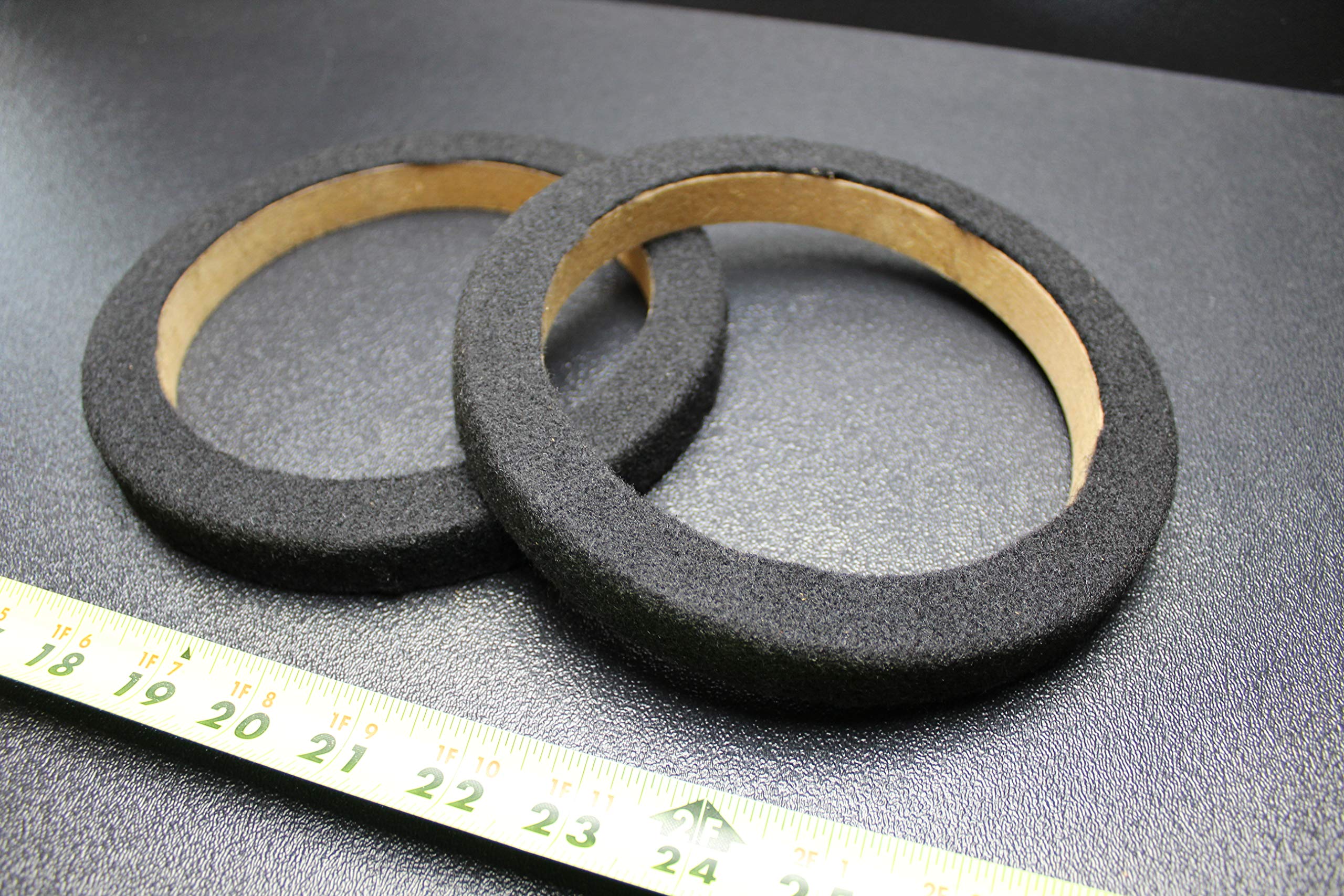 ENNIS ELECTRONICS 2 MDF Speaker Ring Spacer 6.5 Inch for Car Audio - 3/4 Inch Thick Fiberglass Speaker Mounting Rings (Pair) - Perfect for Car Stereo, Home Theater & DIY Speaker Installations