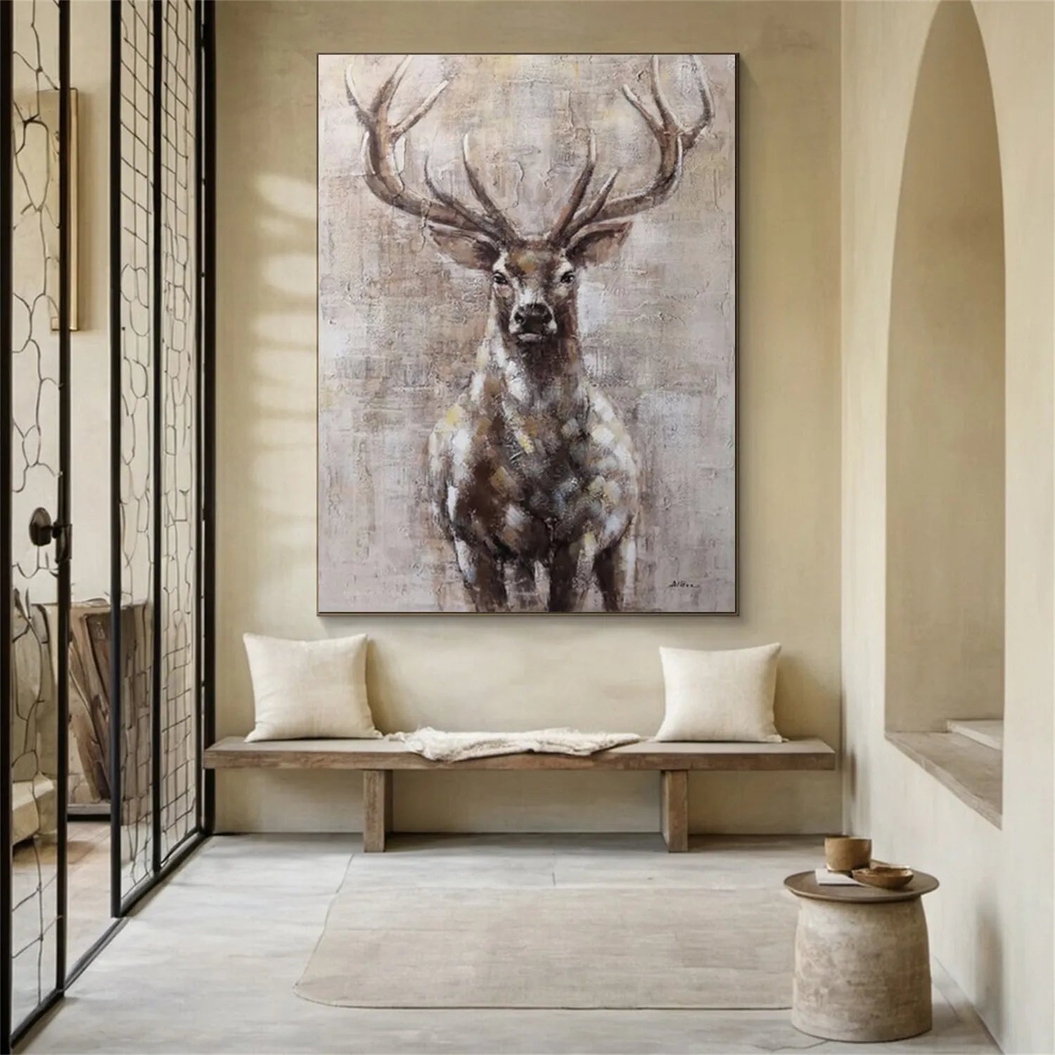 Animal Art Painting #AP069 - Handmade Canvas Wall Decor for Living Room, Bedroom & Office - Perfect Gift for Pet Lovers & Home Decor