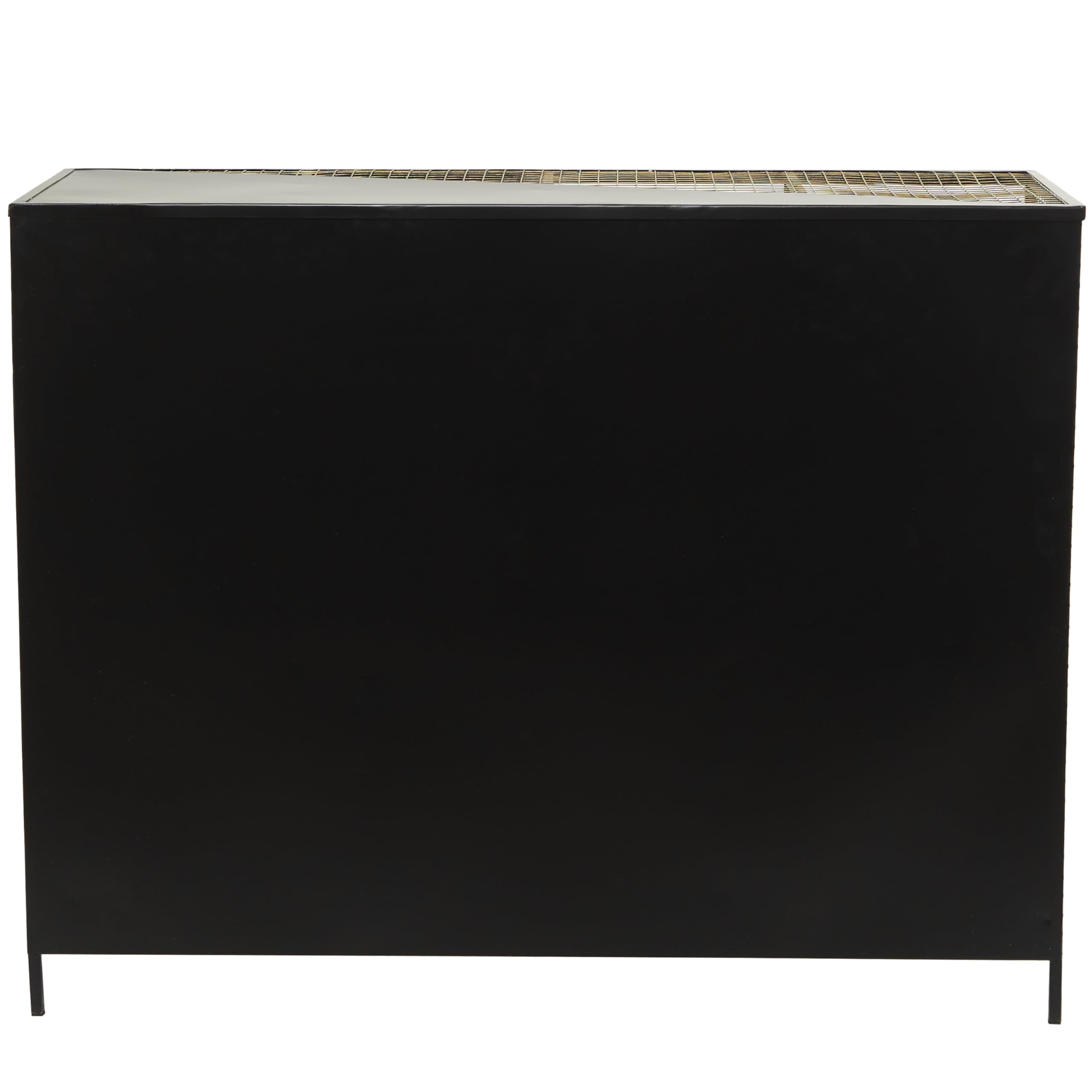Deco 79 Modern Black Console Table for Entryway - Large Size Hallway Sofa Table with Storage Shelf for Living Room, Bedroom & Office Decor