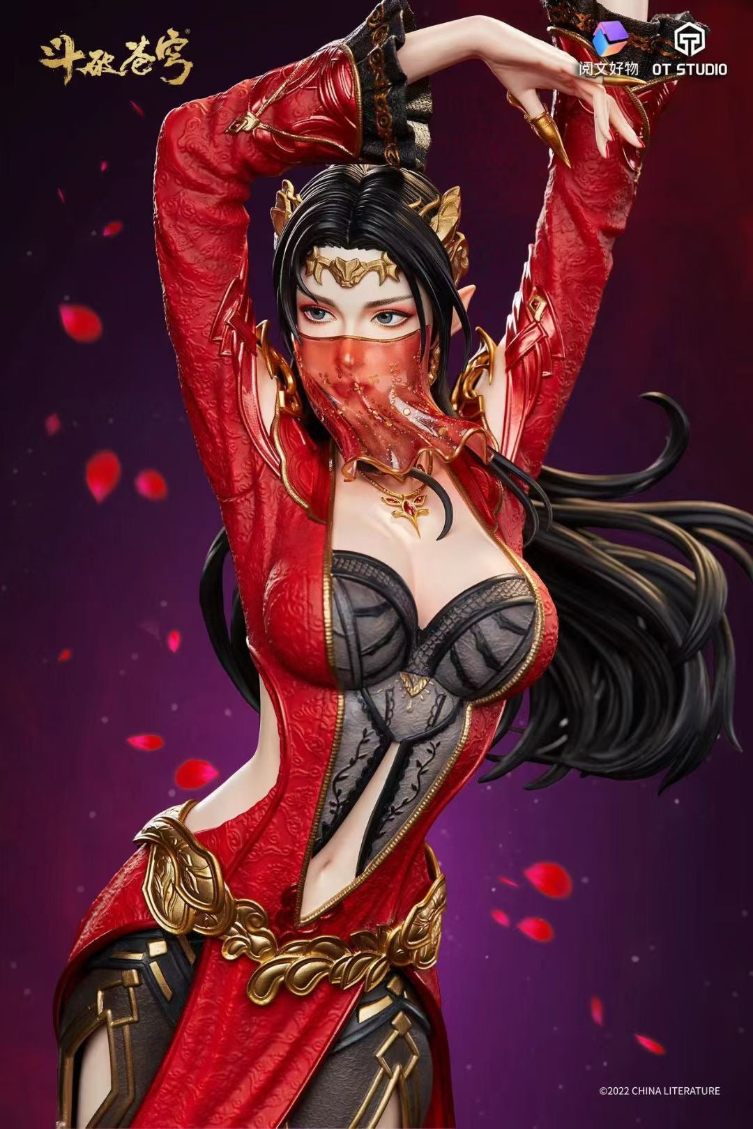 OT Studio Licensed Battle Through the Heavens Medusa Action Figure - Collectible Anime Character Model for Display & Cosplay | Perfect for Anime Fans, Gift Giving & Home Decor