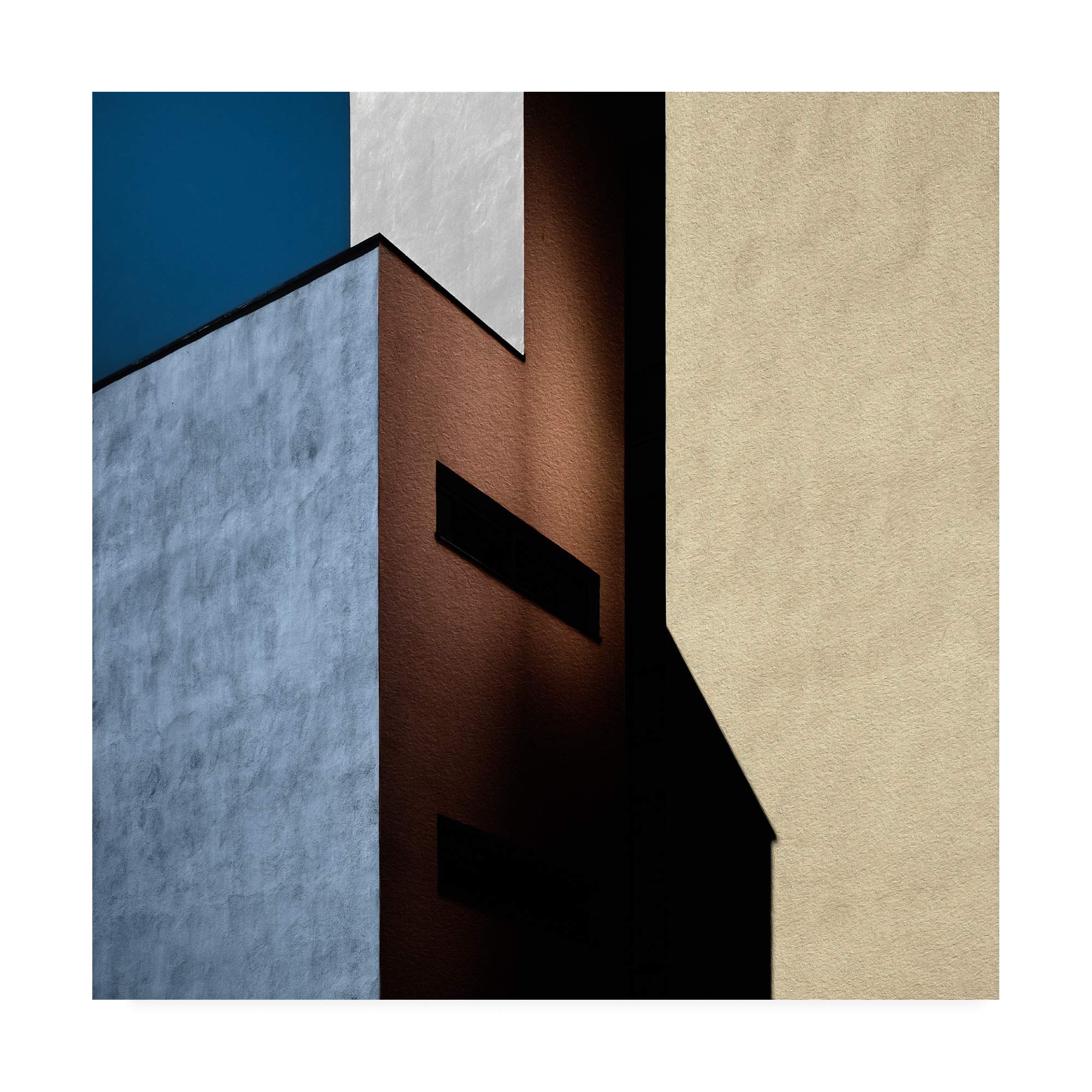 Harry Verschelden Cool Warm Mix Abstract Art Print - 18x18 Inch Modern Wall Decor for Living Room, Bedroom & Office | Trademark Fine Art