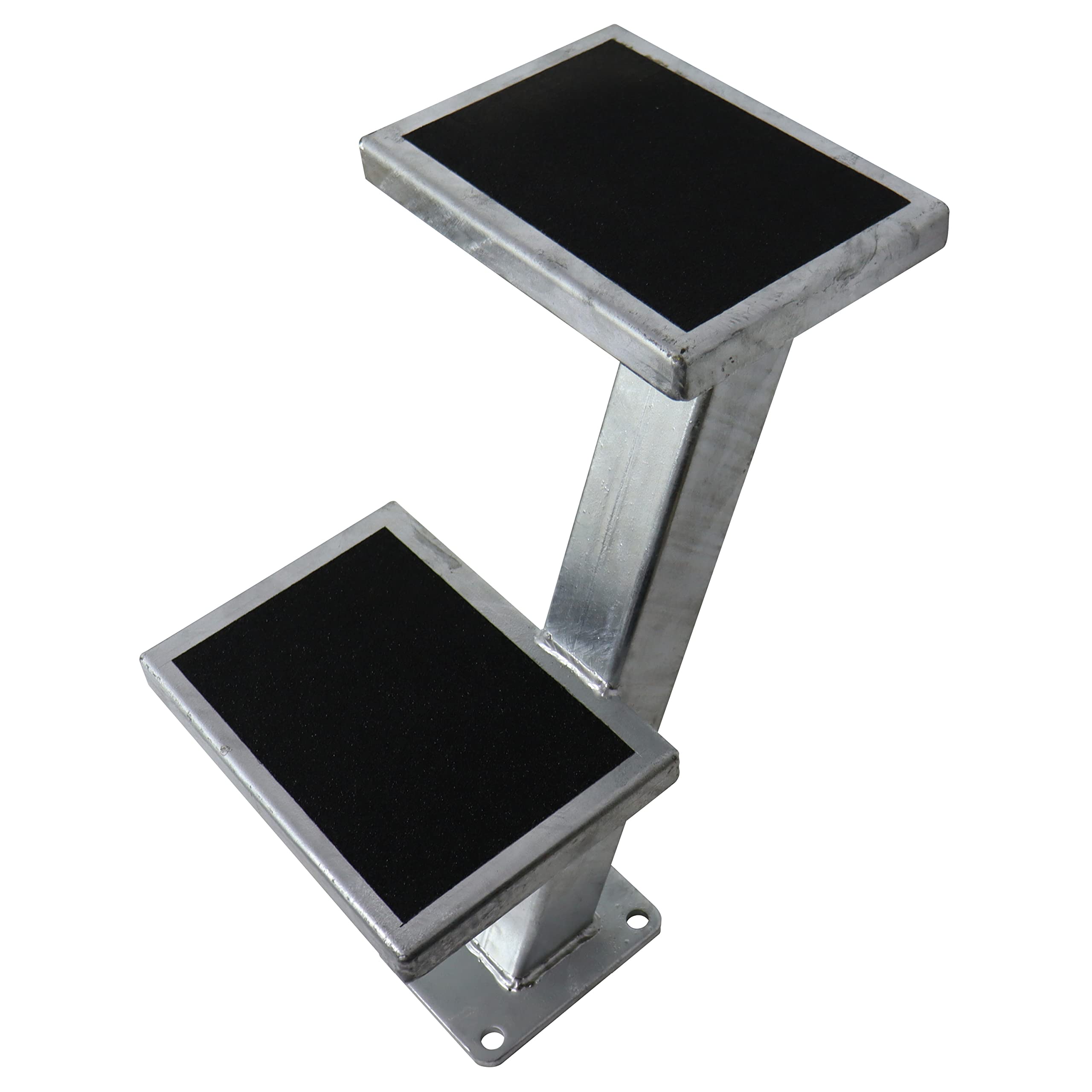 Extreme Max 3006.6812 Heavy Duty Galvanized Steel Trailer Tongue Step - Double Step for Easy Access & Loading - Perfect for Boat Trailers, Utility Trailers & RV Camping