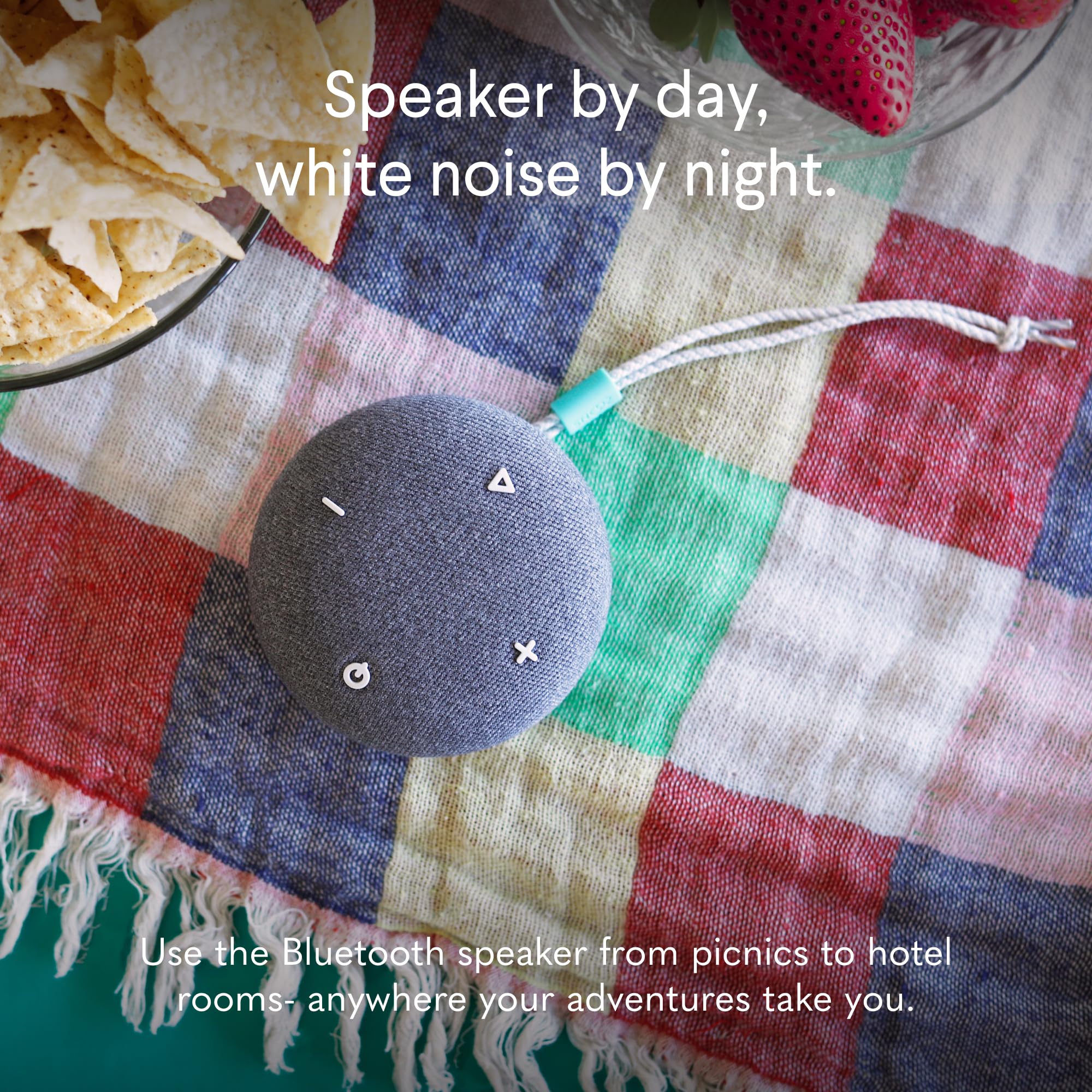 SNOOZ White Noise Sound Machine & SNOOZ Go Ultra Portable Sound Machine Bundle - Soothing Sleep Aid for Babies, Adults & Travel | Home, Office & Nursery Use