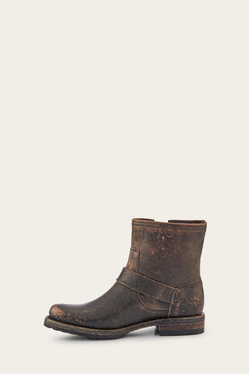 Veronica Bootie Women's Vintage Ankle Boots - Pre Loved & Eco-Friendly Fashion for Fall & Winter Outfits | Perfect for Casual, Office & Date Night Styles