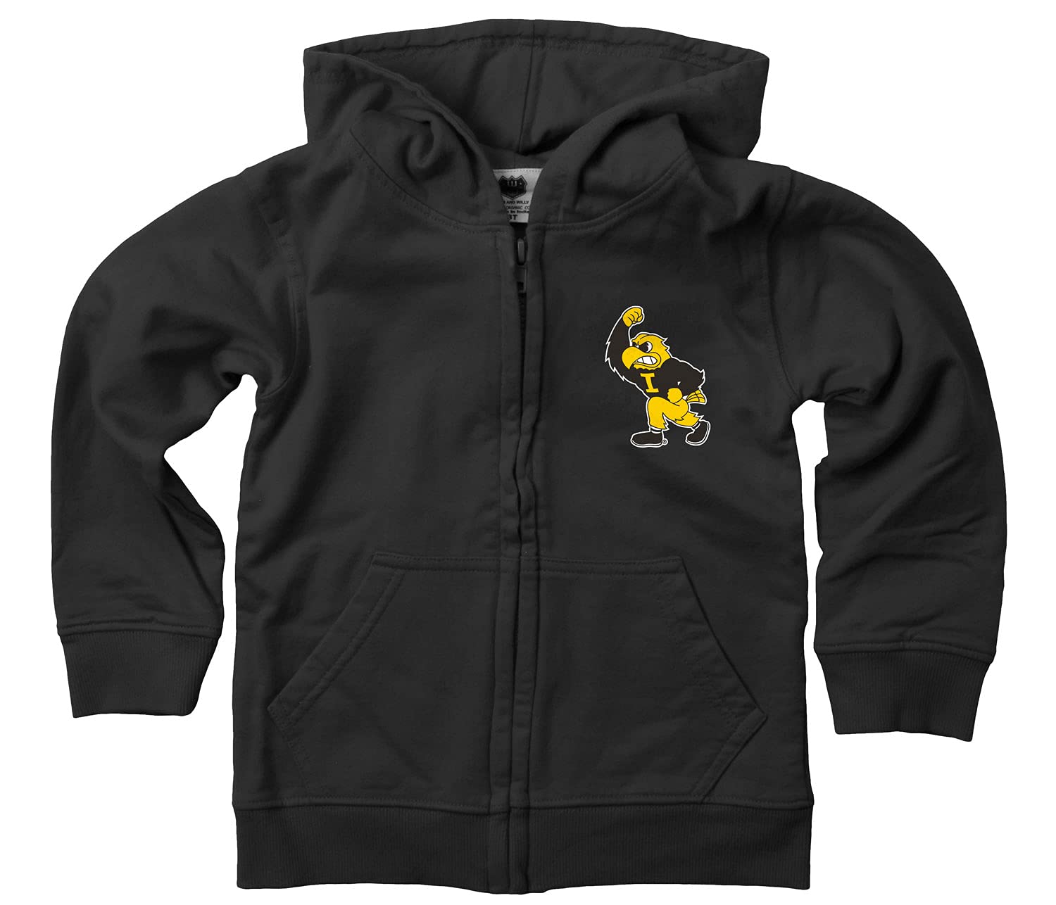 Wes and Willy Boys Zip Up Hoodie - Soft College Fleece Jacket for Kids | Cozy Pullover for School, Playdates & Outdoor Activities