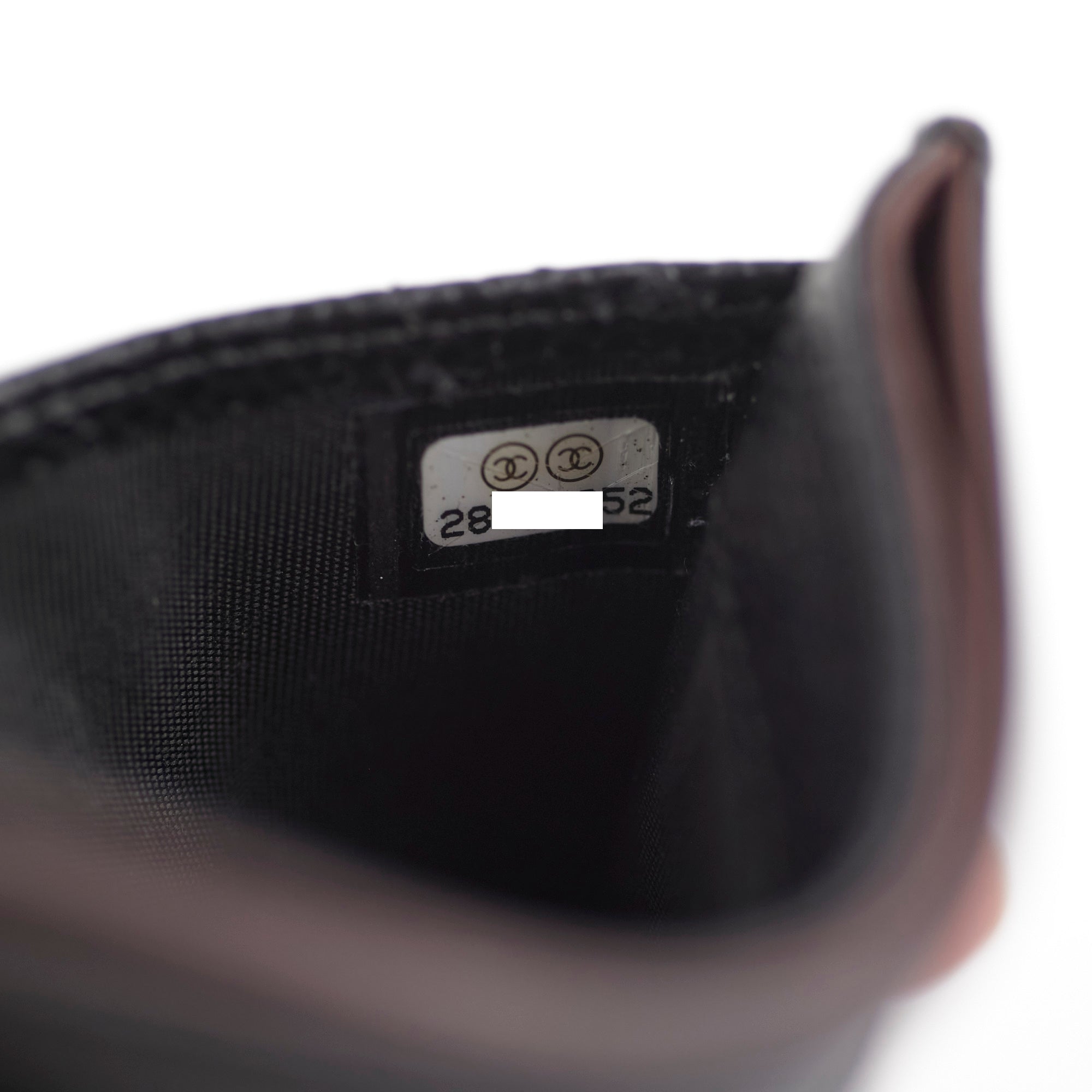 Chanel Black Caviar Leather Card Holder - Luxury Compact Wallet for Credit Cards & ID - Perfect for Everyday Use, Travel & Gifting