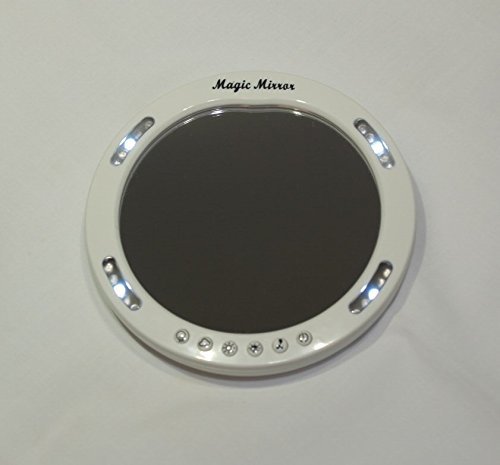 Portable LED Travel Makeup Mirror with Adjustable Brightness - Perfect for Home, Hotel & On-the-Go Makeup Application