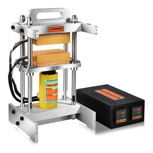 Dabpress 10 Ton Driptech Rosin Press Kit for Home Use - Hydraulic Heat Press Machine for Extracting Rosin, Wax & Concentrates from Cannabis, Hemp & CBD - Perfect for DIY Enthusiasts & Small Businesses