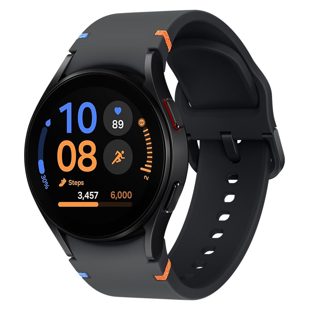 Samsung Galaxy Watch FE 40mm Bluetooth Smartwatch - AI Fitness Tracker with BIA Sensor, Heart Rate Monitor, Sleep Tracking & Personalized HR Zones | International Version 2024 (Black) | Perfect for Workouts, Running & Daily Health Monitoring
