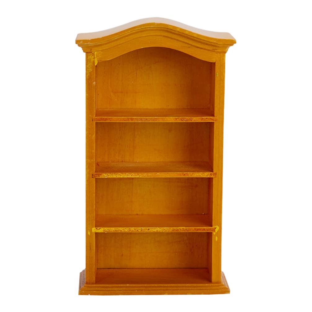 1:12 Scale Wooden Corner Cabinet for Dollhouse - Miniature Home Decor Shelf for Bedroom, Living Room, Dining Room & Outdoor Display - Perfect for Doll Collectors & Miniature Enthusiasts
