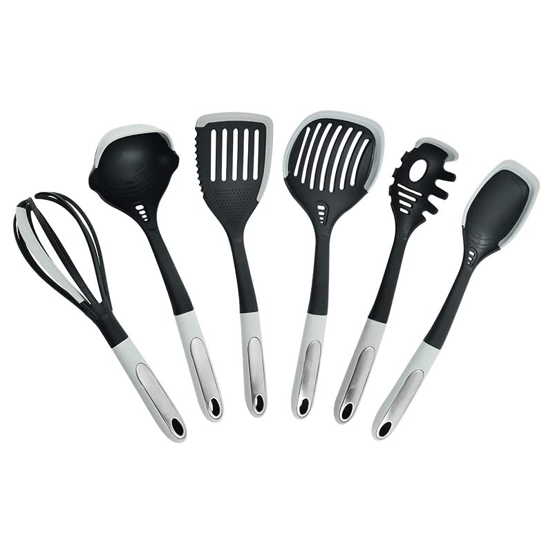 6-Piece Silicone Nonstick Cookware Set - Heat Resistant Kitchen Utensils for Cooking, Baking & Kitchen Accessories | Perfect for Nonstick Pans, Baking, Frying & Everyday Meal Prep