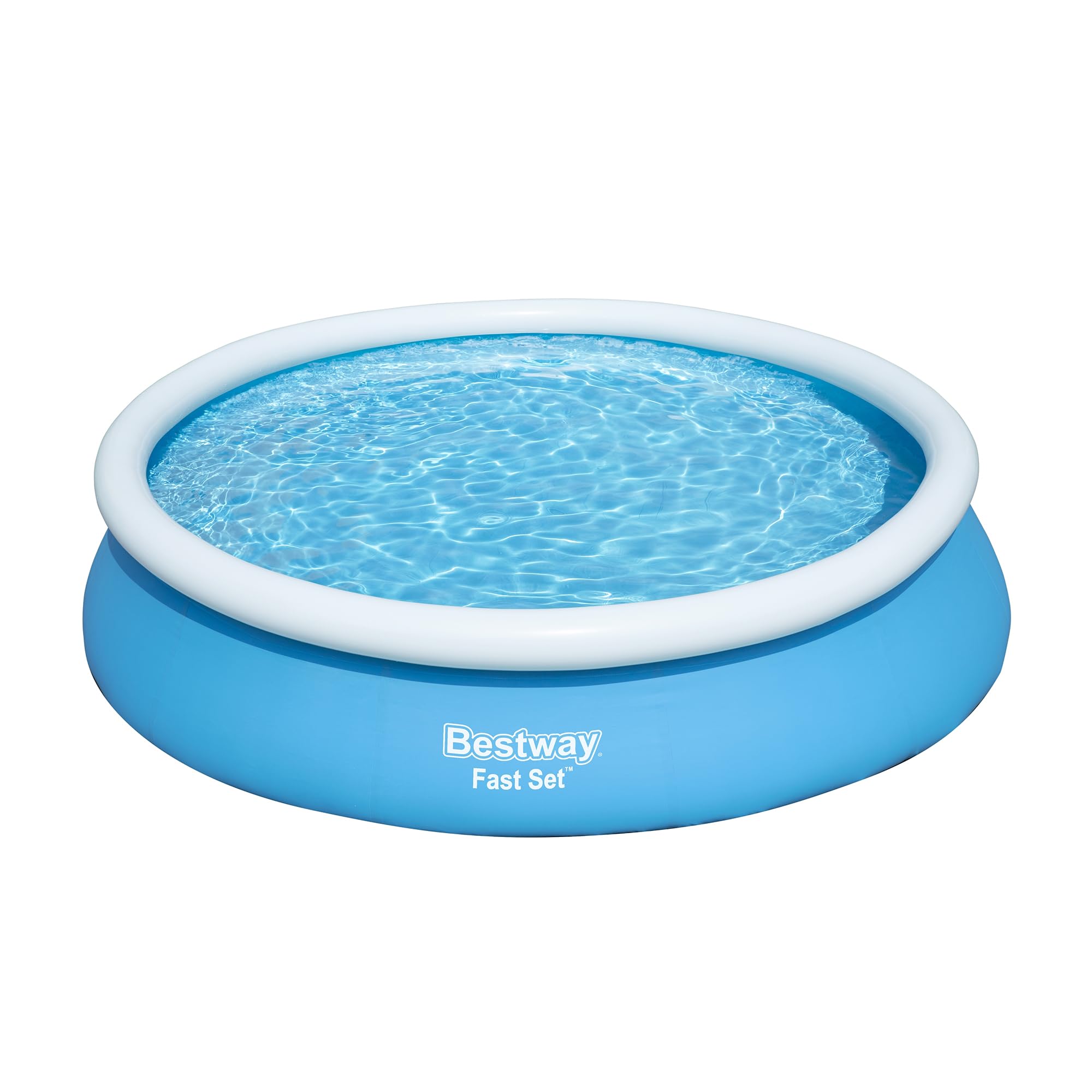 Bestway 57275E Fast Set Up 12ft x 30in Inflatable Above Ground Swimming Pool with 330 GPH Filter Pump - Perfect for Backyard Fun, Family Gatherings & Summer Relaxation