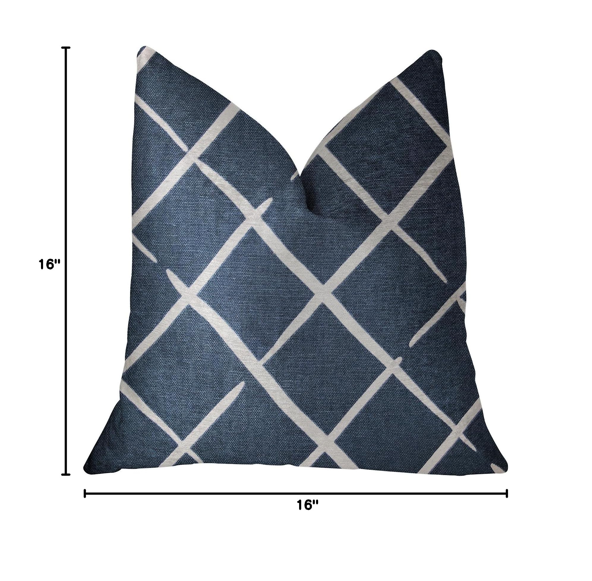 Plutus Davinci Luxury Throw Pillow 16x16 Inches - Soft Decorative Cushion for Sofa, Bed & Home Decor - Premium Square Pillow Cover for Living Room, Bedroom & Office
