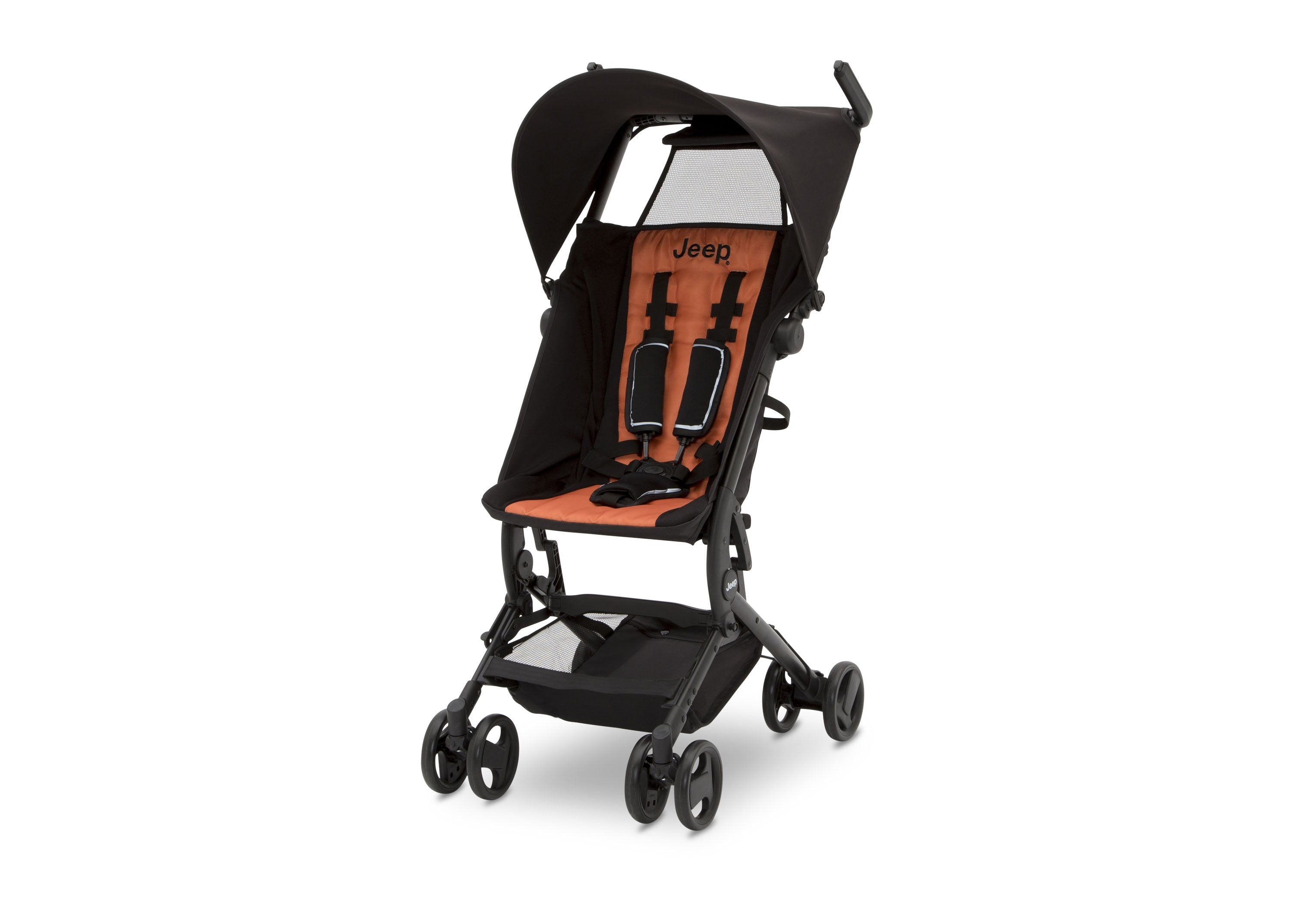 Jeep® Clutch Plus Lightweight Travel Stroller with Adjustable Reclining Seat - Perfect for Airports, Shopping & Family Outings
