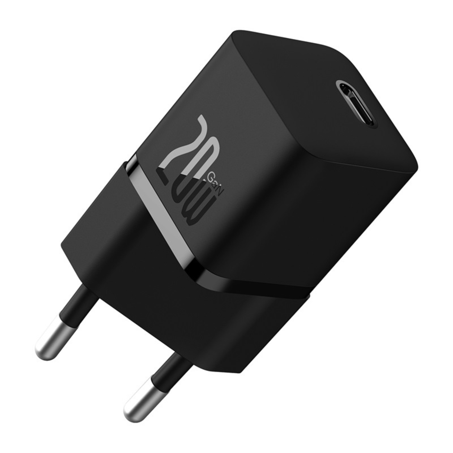 Baseus Mini GaN5 20W Fast Charger - Compact USB-C Wall Charger for iPhone 15/14/13, Samsung Galaxy, iPad - Perfect for Travel, Home & Office Use