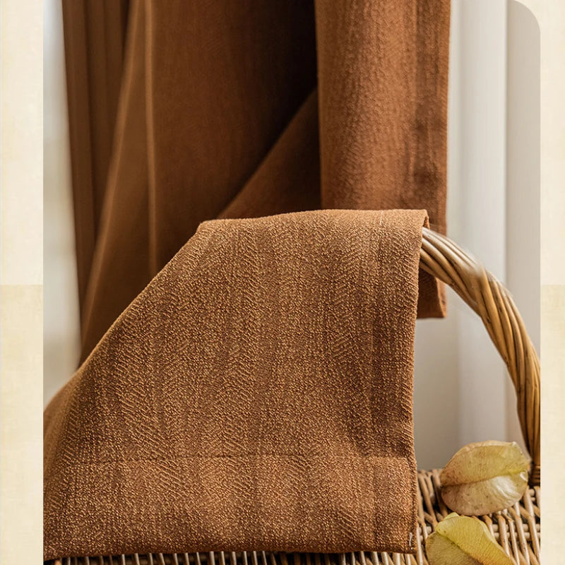 Claire Polyester Wavy Pattern Curtain Swatch - Elegant Window Treatment for Living Room, Bedroom & Home Decor