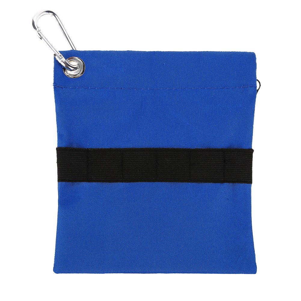 EVTSCAN Golf Tee Bag - Zippered Golf Ball & Tee Storage Pouch with Carabiner Clip | Golf Accessories for Men & Women | Perfect for Driving Range, Course & Travel