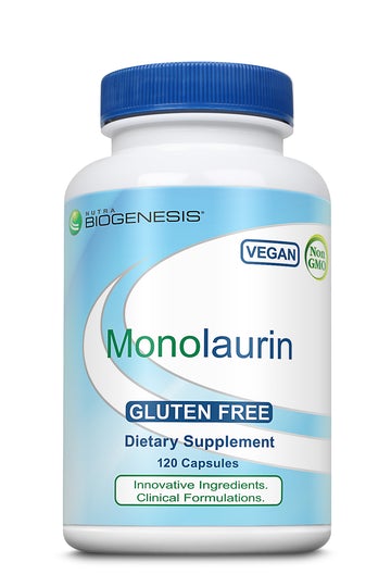 Monolaurin 120 Capsules - Immune Support Supplement for Adults & Kids - Natural Lauric Acid Boost - Great for Daily Wellness & Travel