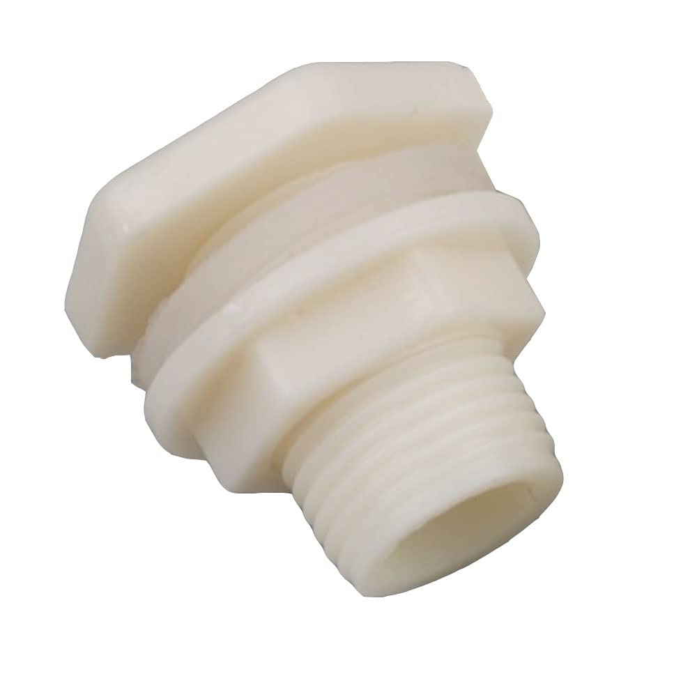 2pcs ABS 20mm Aquarium Drain Fittings - Fish Tank Connectors for Water Tanks & Buckets