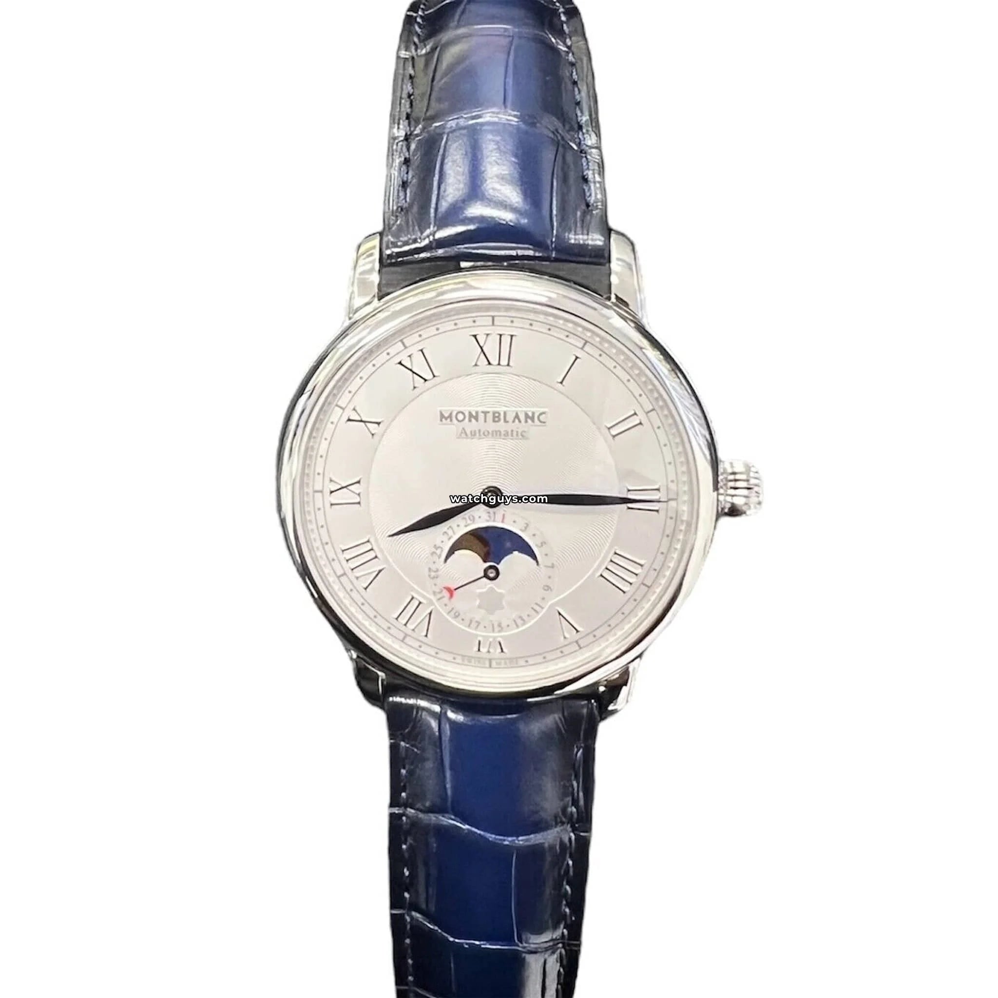Montblanc Star Legacy Moonphase Blue Dial Men's Watch - Luxury Dress Watch for Business & Formal Occasions