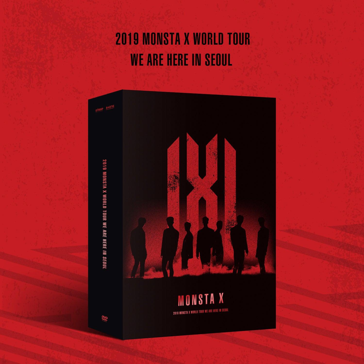 MONSTA X '2019 WORLD TOUR WE ARE HERE IN SEOUL' Concert DVD - K-Pop Live Performance, Behind the Scenes & Special Features | Perfect for MONBEBE Fans and K-Pop Collectors | Watch at Home Parties or Fan Meetups