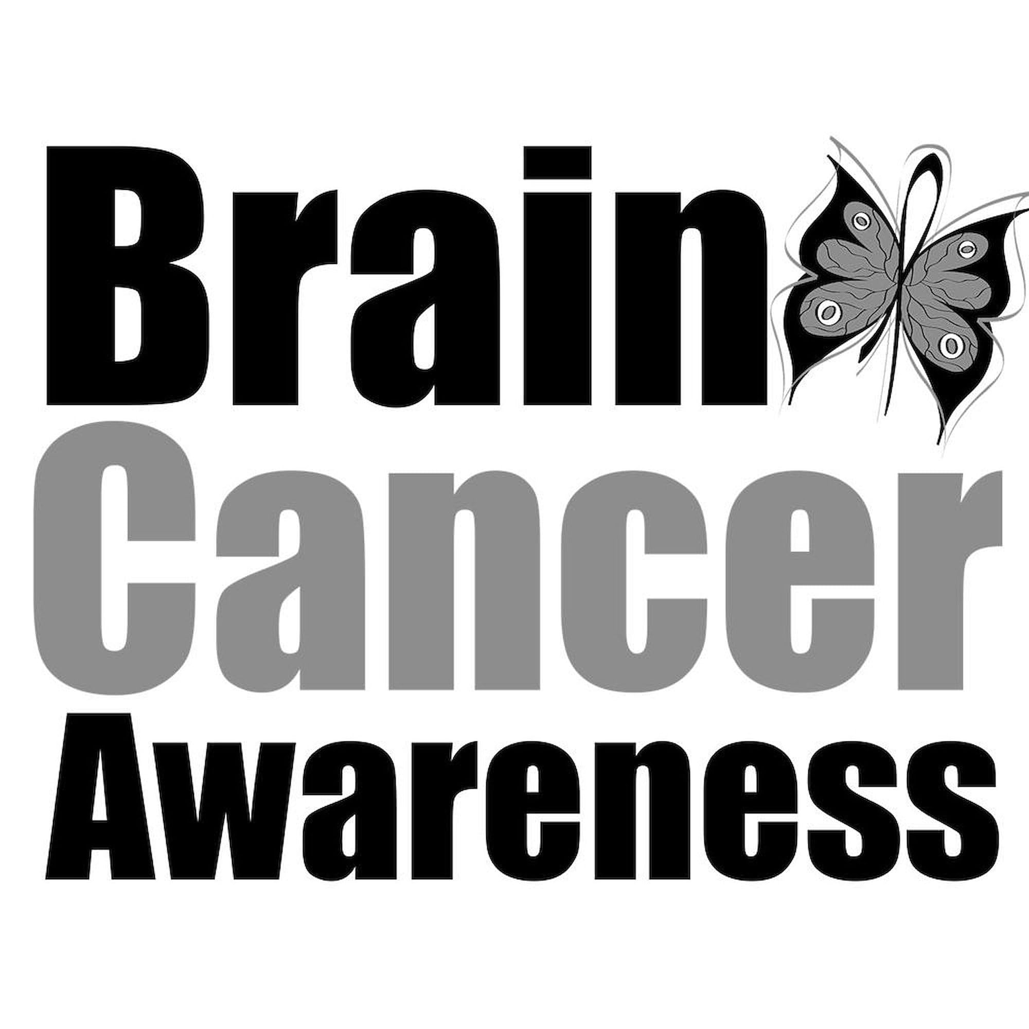 Brain Cancer Awareness Butterfly Design 20 oz Stainless Steel Travel Mug - Insulated Coffee Tumbler for Hot & Cold Drinks - Perfect for Commuting, Work, and Outdoor Activities